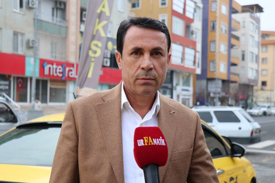 Şanlıurfa Taksiciler Üye Basın Sözcüsü Suphi Akdemir,