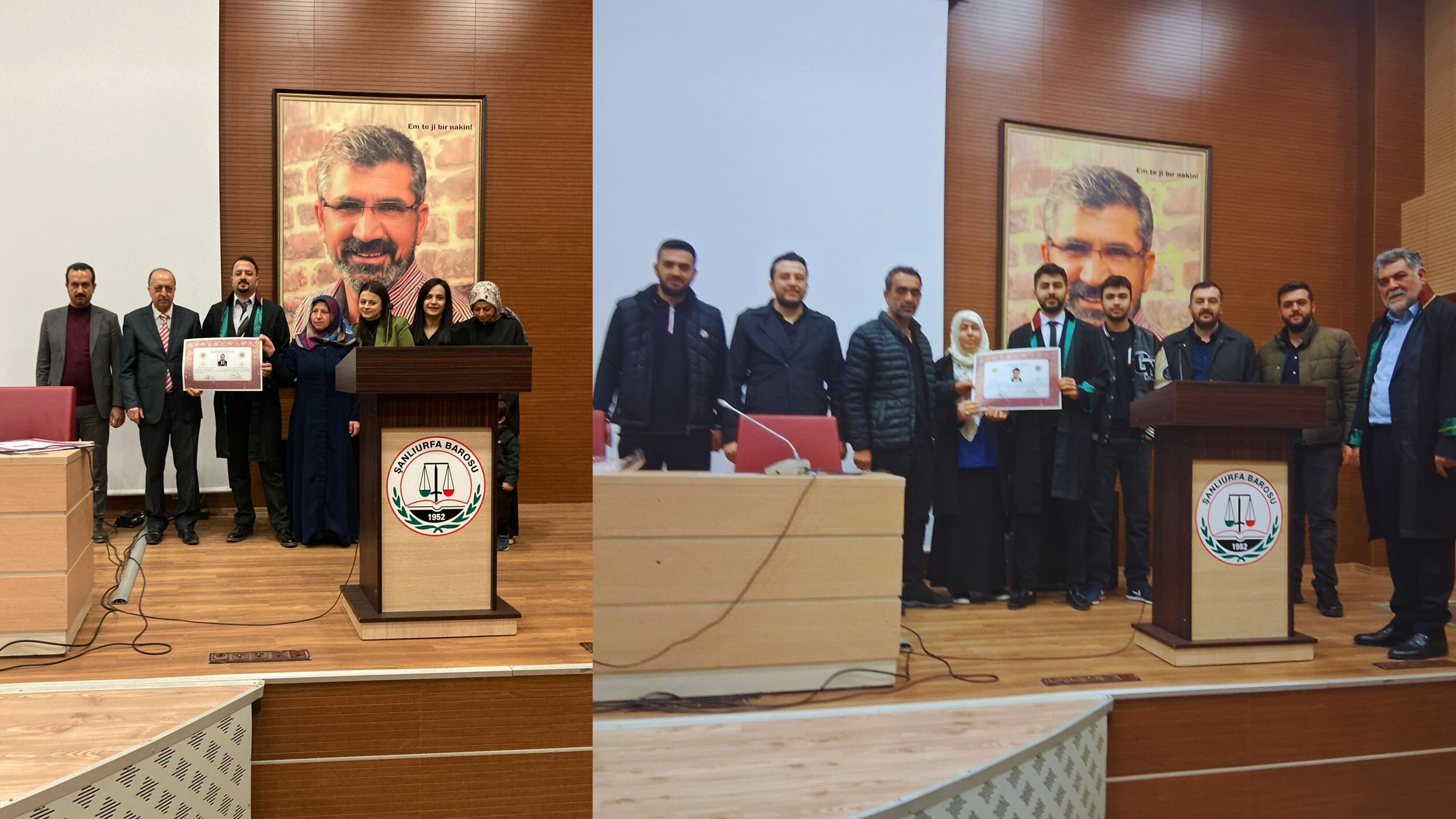 Şanliurfa’da Genç Avukatlar Avukatlik Mesleği̇ne Adim Attilar