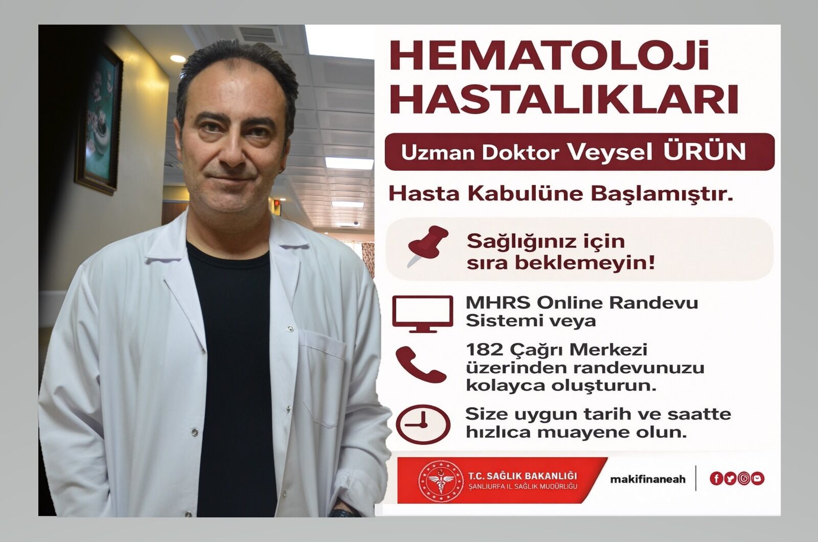 Şanlıurfa’da Sağlık Kadrosu Güçleniyor Yeni Uzmanı Göreve Başladı