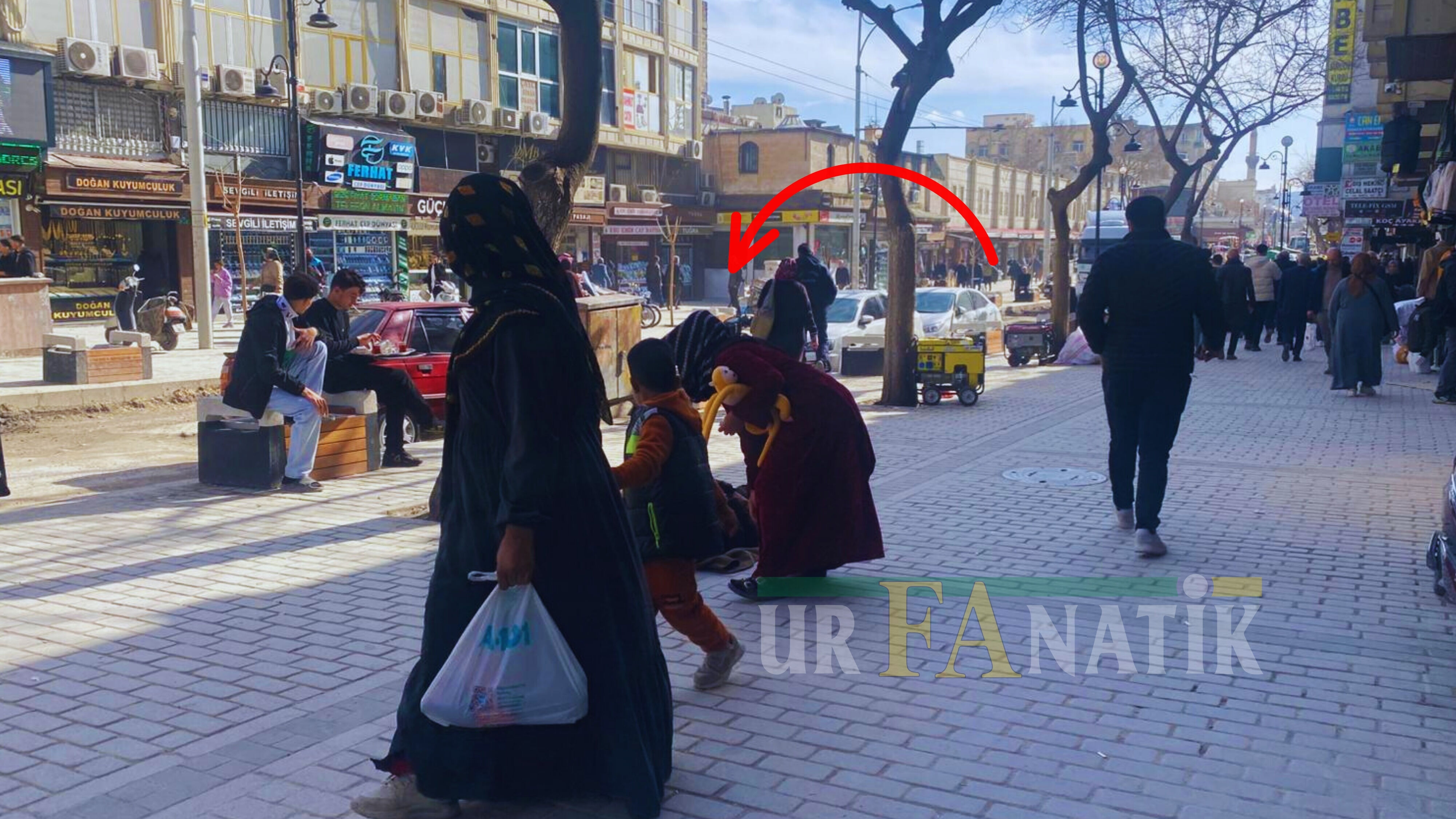 Sarayönü Caddesinde İlginç Manzara