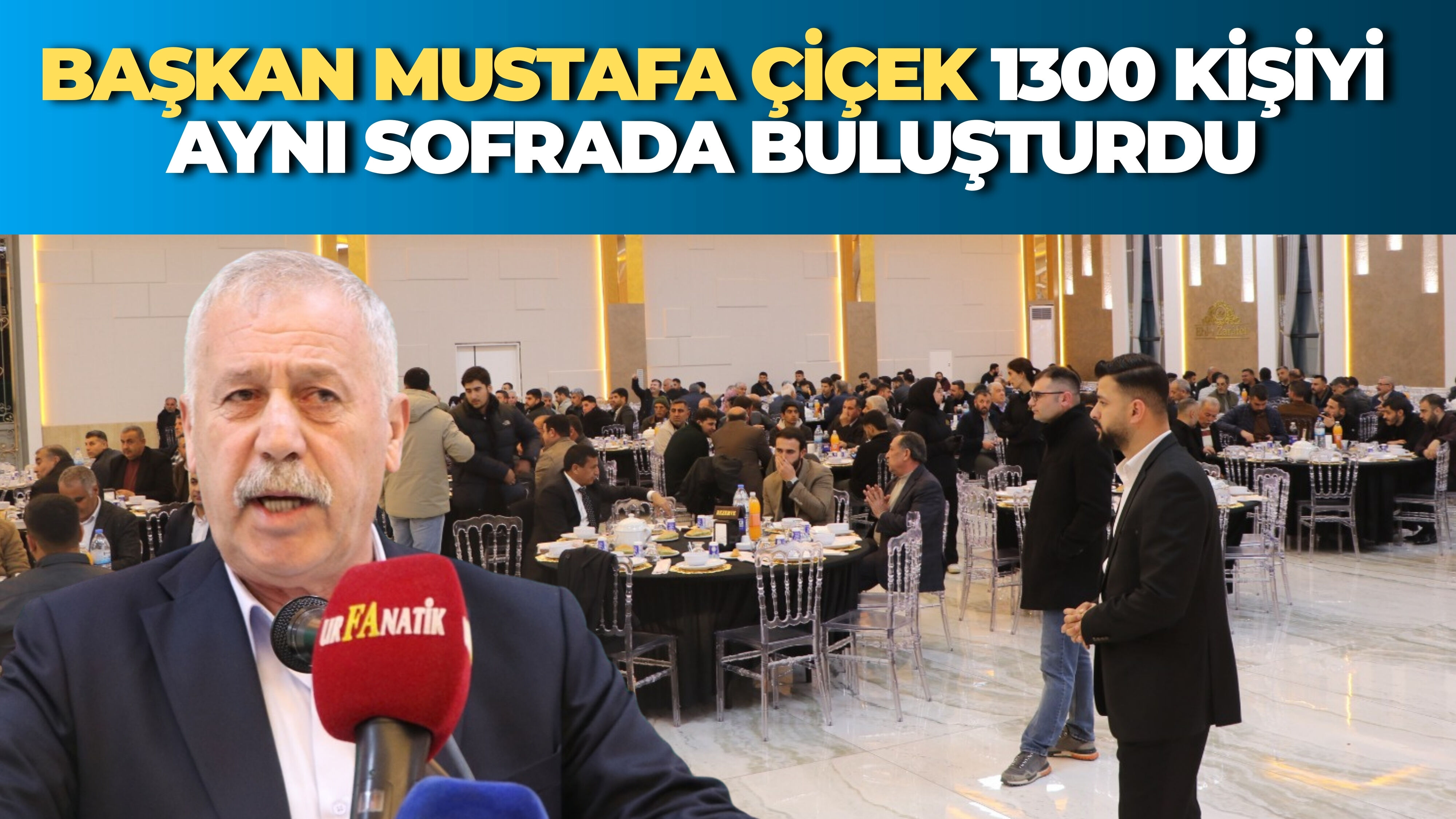 Başkan Mustafa Çiçek 1300 Kişiyi Aynı Sofrada Buluşturdu (11)