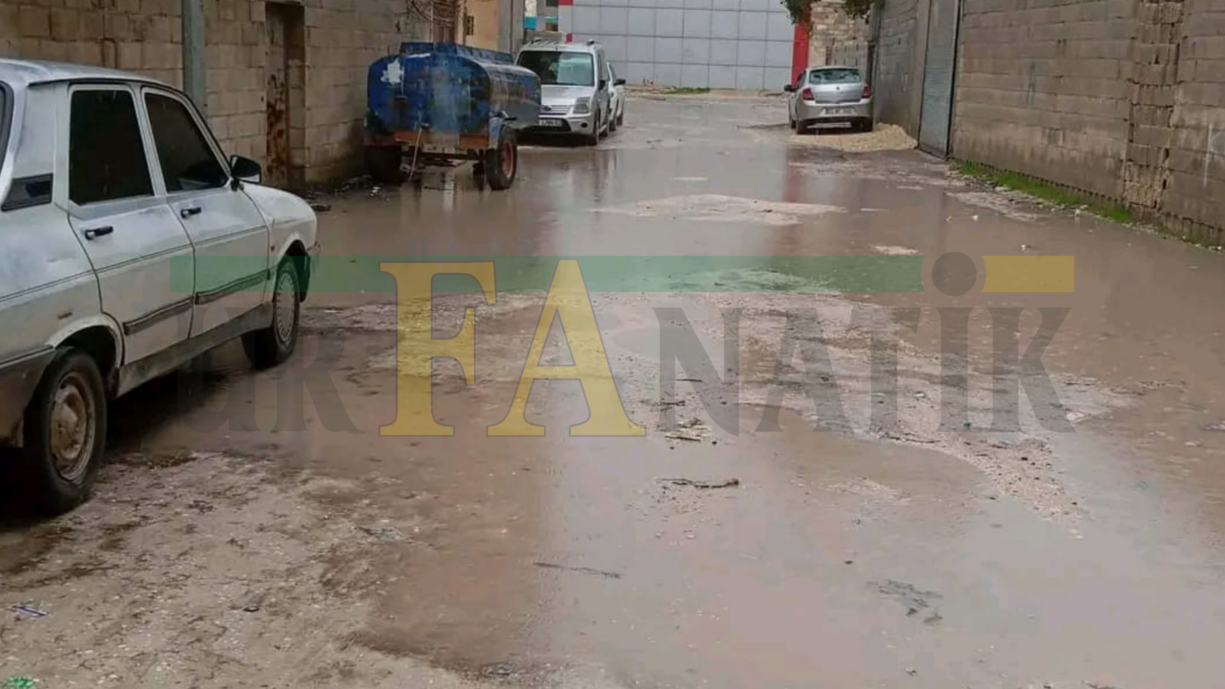 Suruç’ta Yağmur Çilesi Mahalle Sular Altında (1)