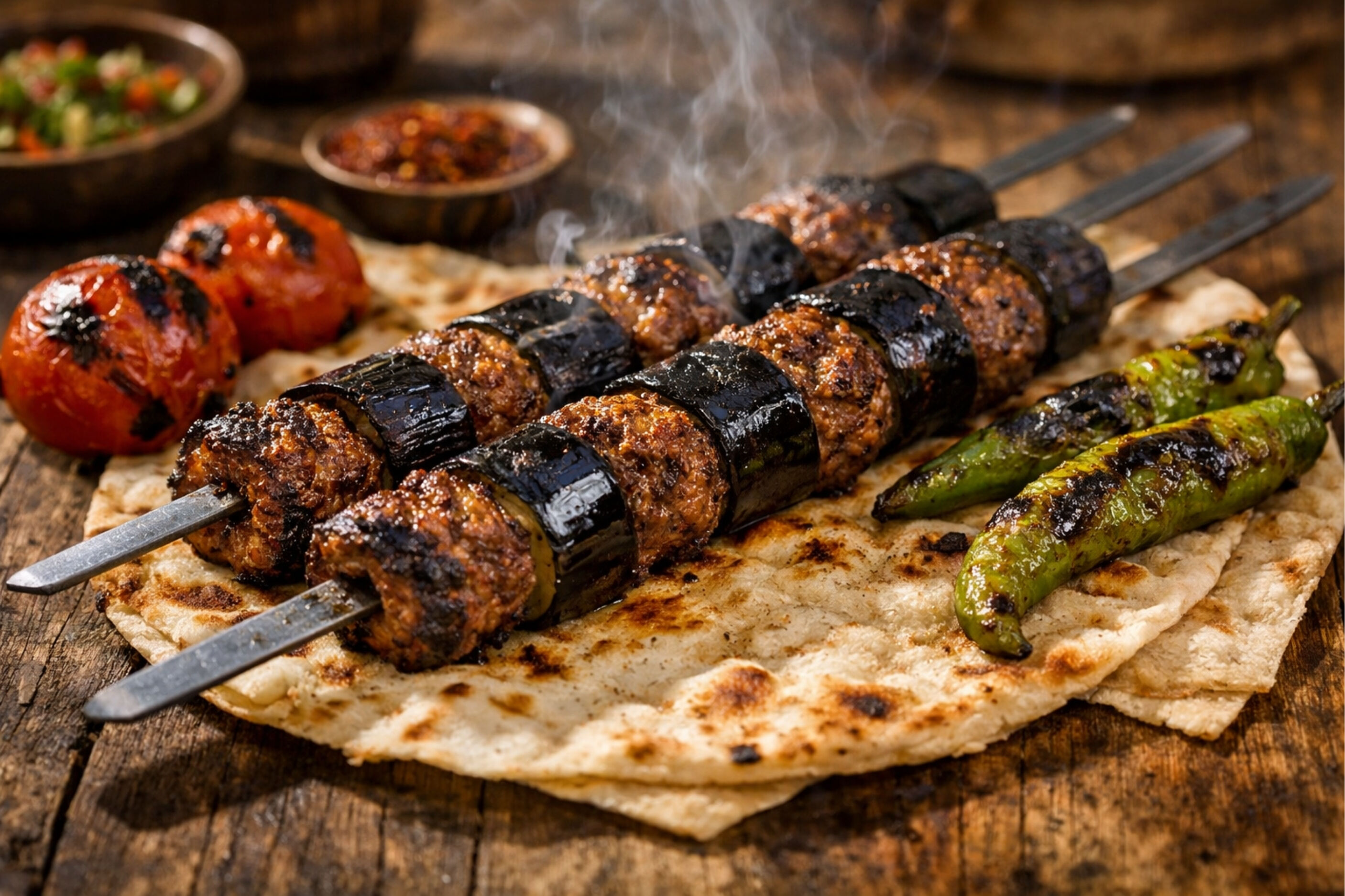 Urfa Usulü Orijinal Patlıcan Kebabı Tarifi Fırında Ve Tepside Yapım Aşamaları, Püf Noktaları Ve Tüm Detaylar (4)