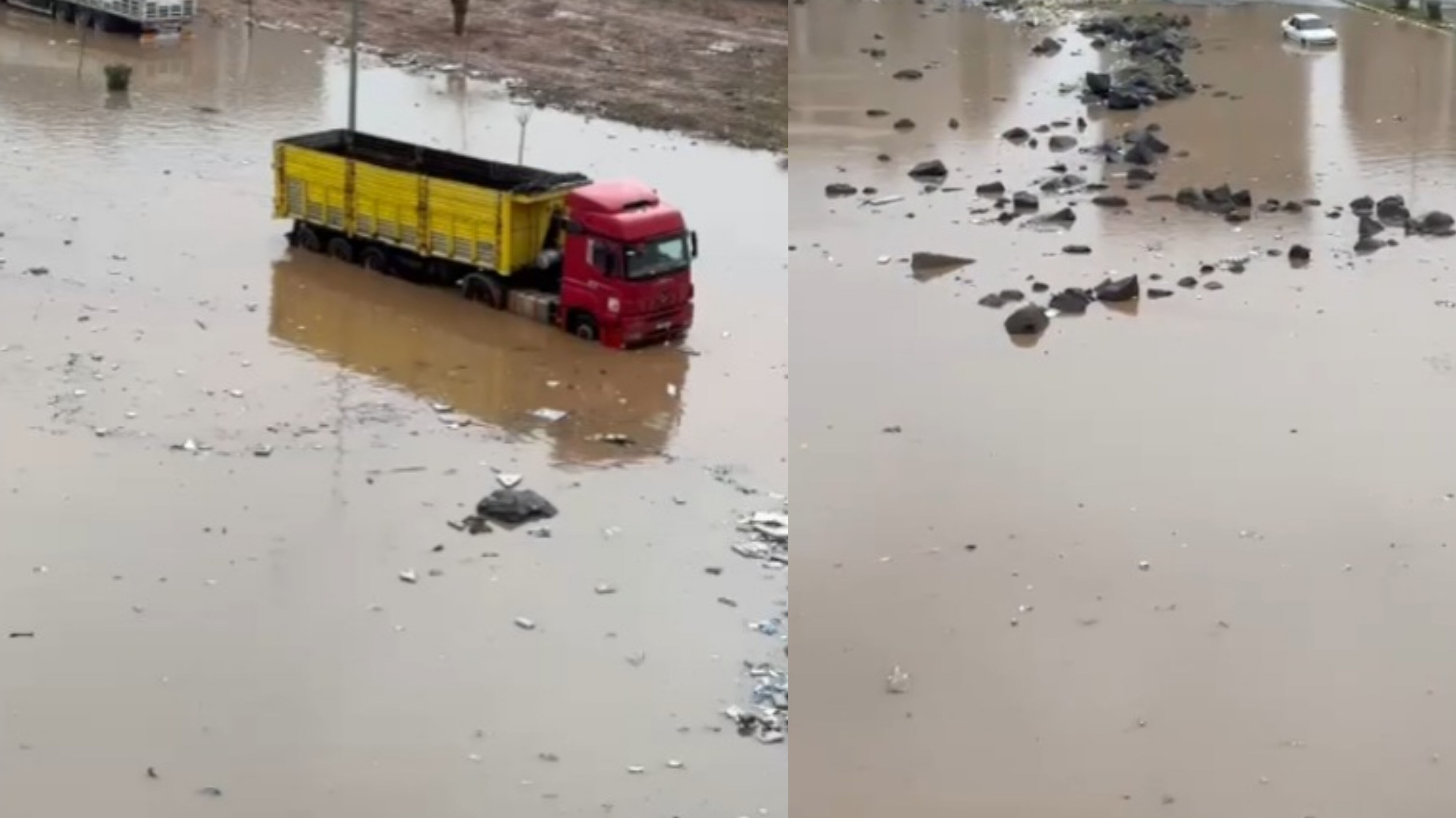 Viranşehir’de Şiddetli Yağış Etkili Oldu Sabah Ortaya Çıkan Manzara Şaşırttı-1