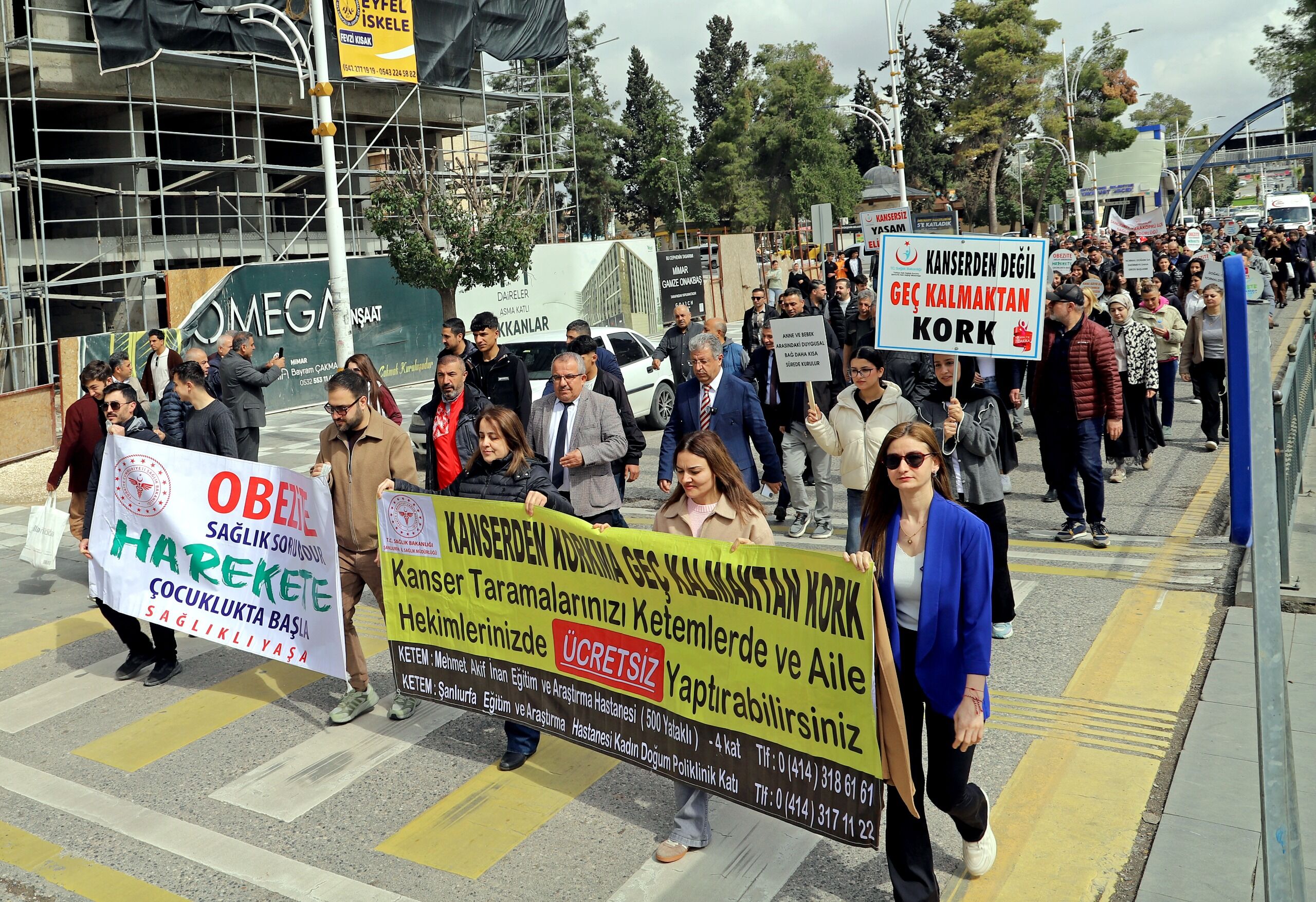 Şanlıurfa’da Dünya Sağlık Günü İçin Farkındalık Yürüyüşü-2