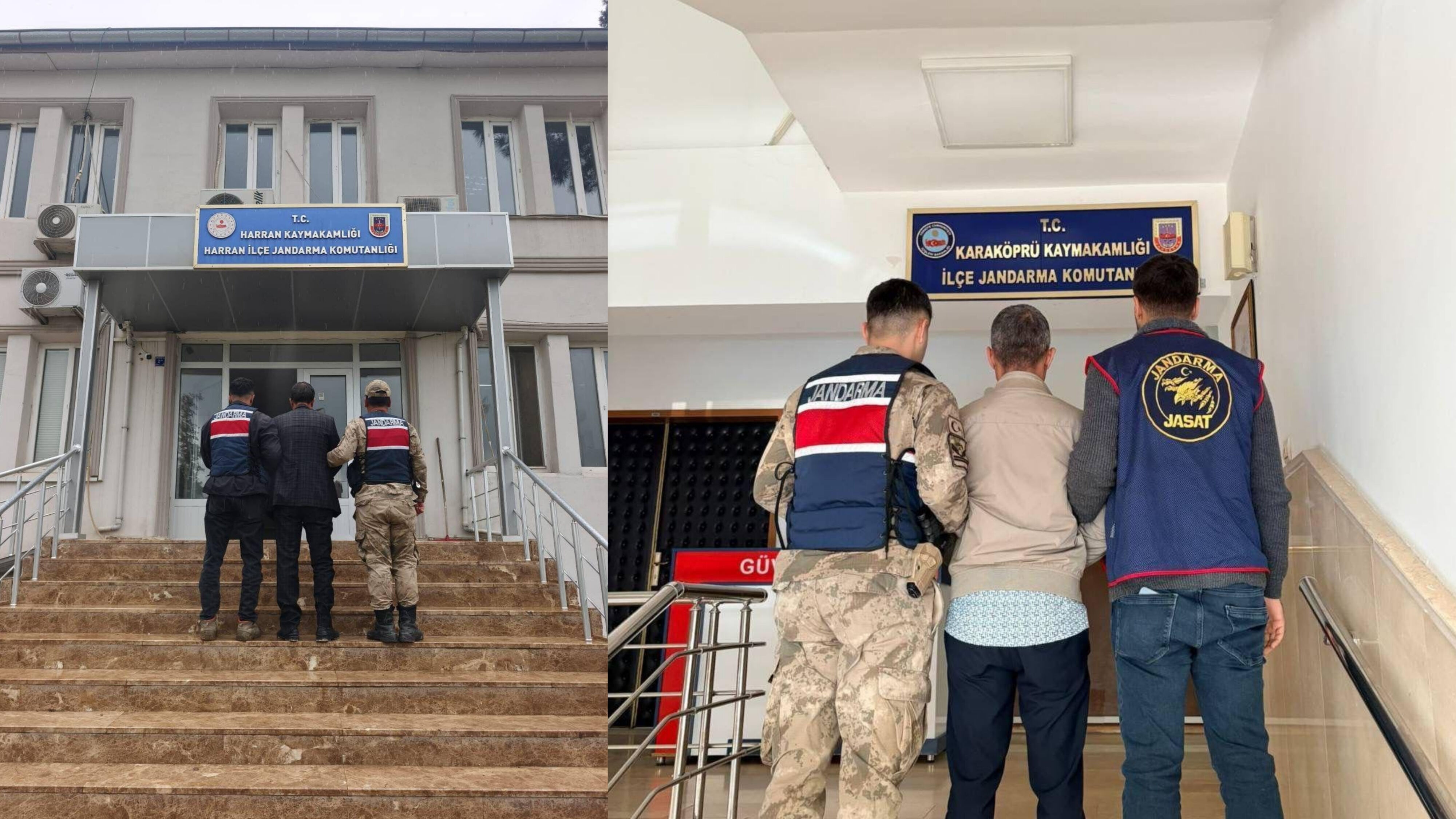 Karaköprü'de İki̇ Ayri Operasyon
