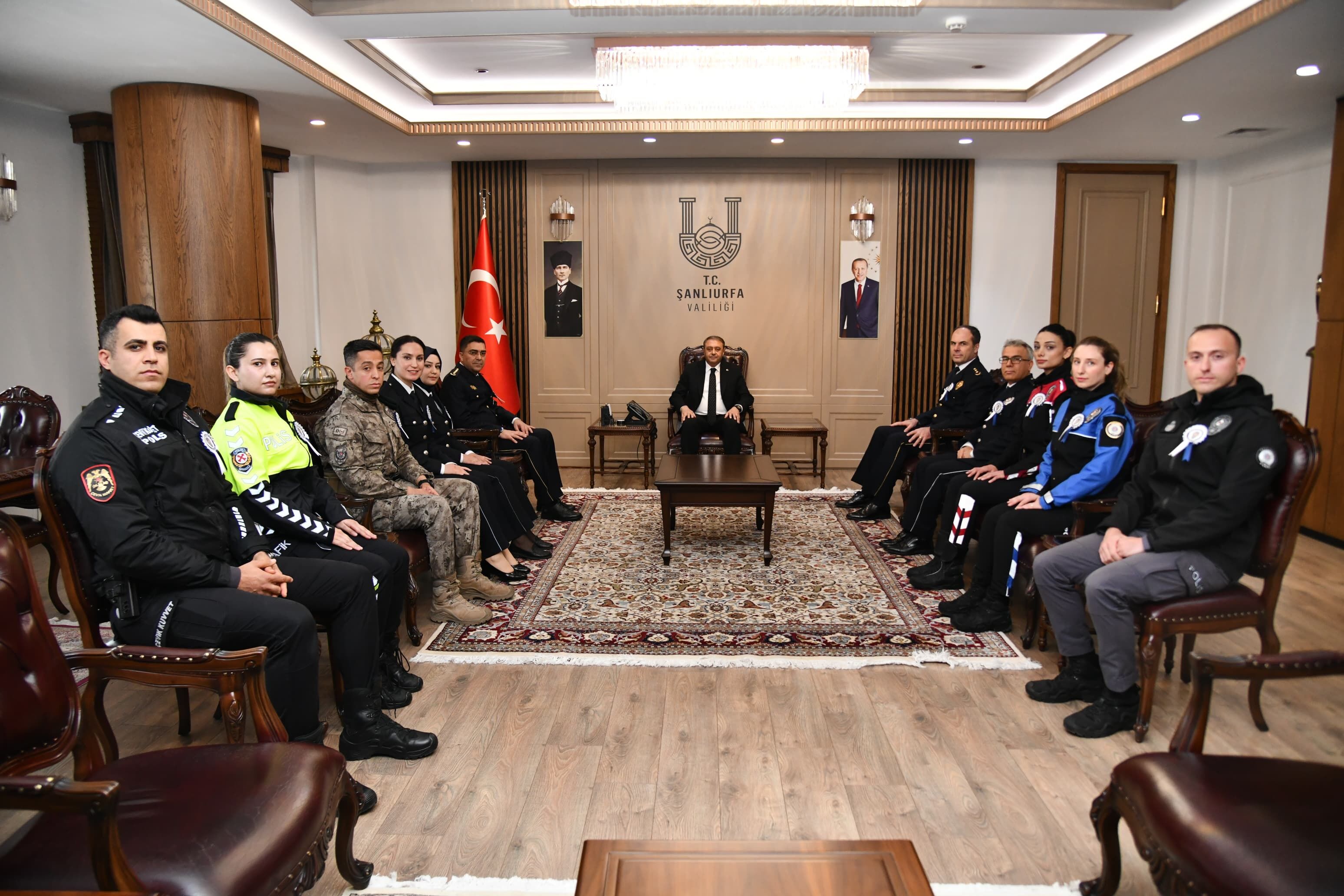 Şanlıurfa Valisi Hasan Şıldak, Polis Haftası’nda Emniyet Mensuplarını Ağırladı (2)