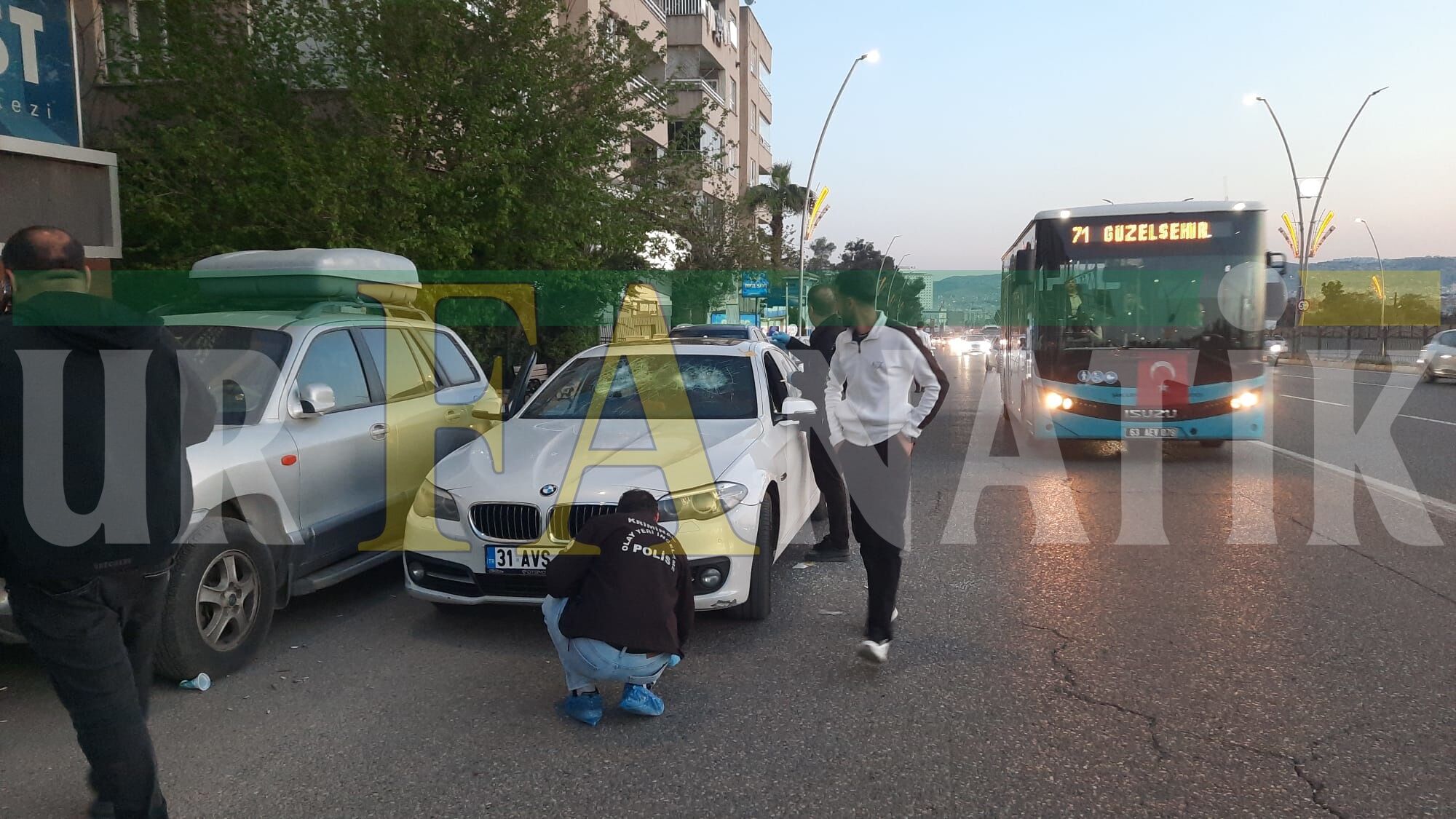 Şanlıurfa’da Otomobile Saldırı (1)