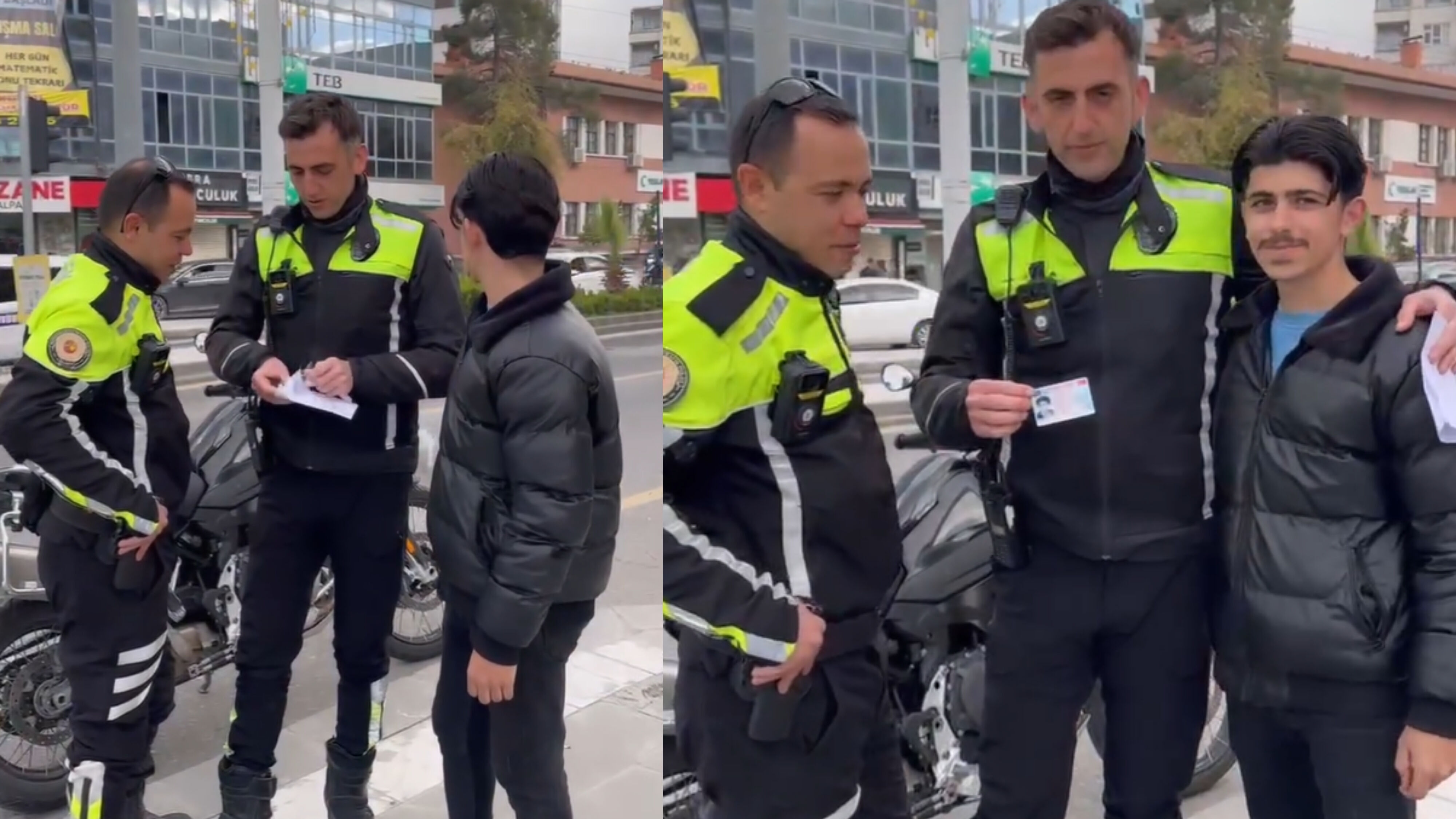 Şanlıurfa’da Trafik Polisi İle Sürücü Arasında Renkli Görüntüler (3)