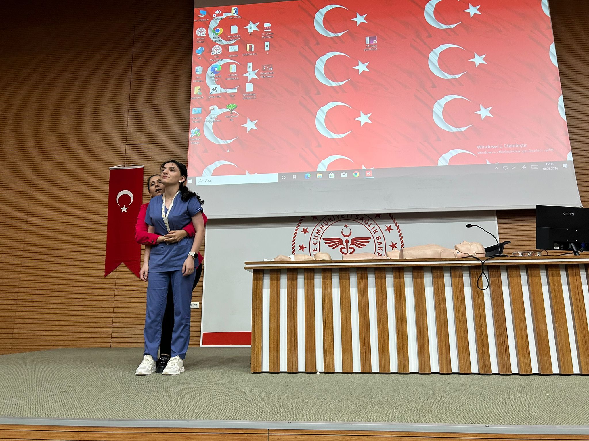 Haliliye Ağız ve Diş Sağlığı Hastanesi Personeline İlk Yardım Eğitimi-2