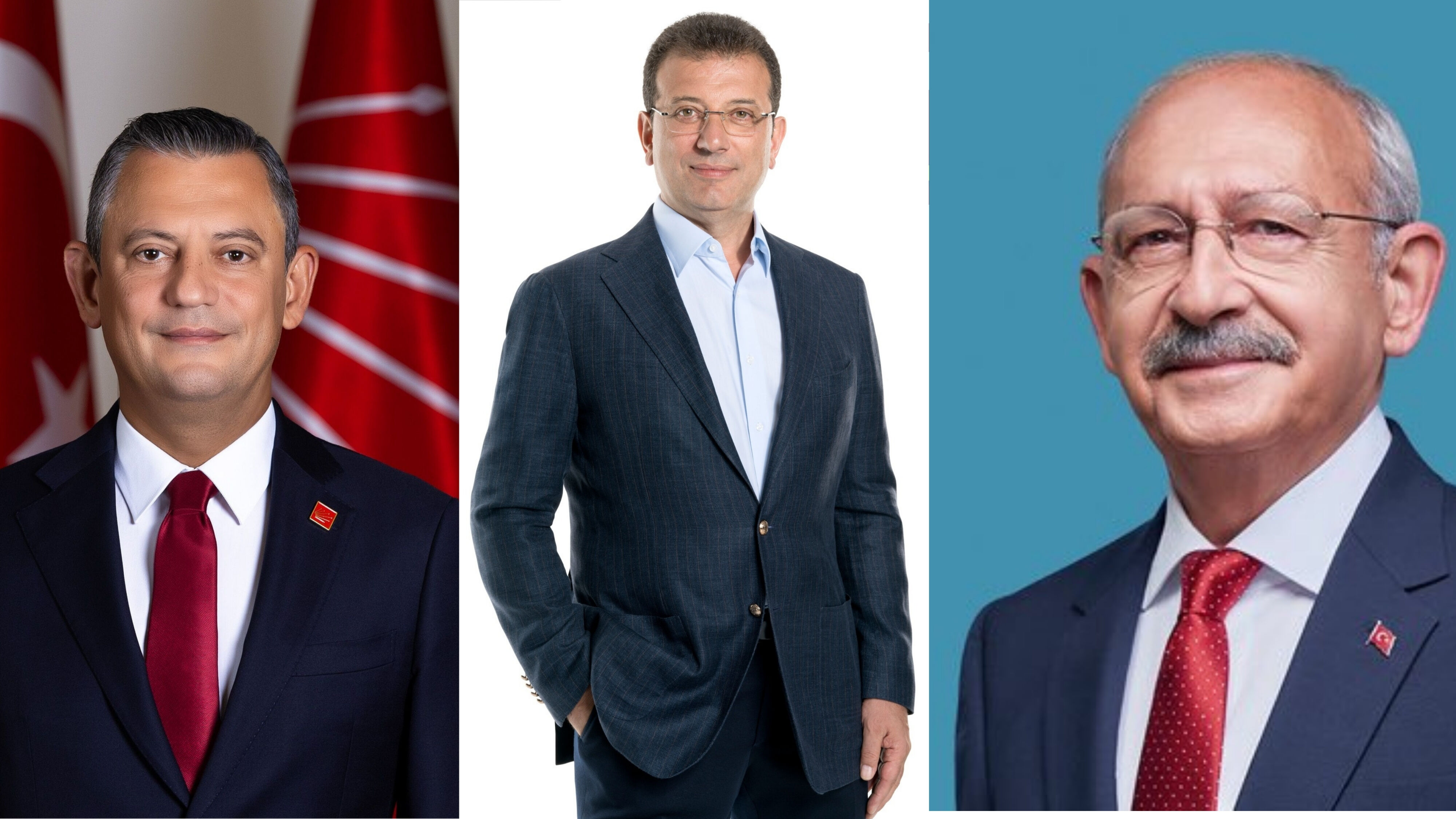 Özgür Özel Ekrem Imamoğlu Kemal Kılıçdaroğlu