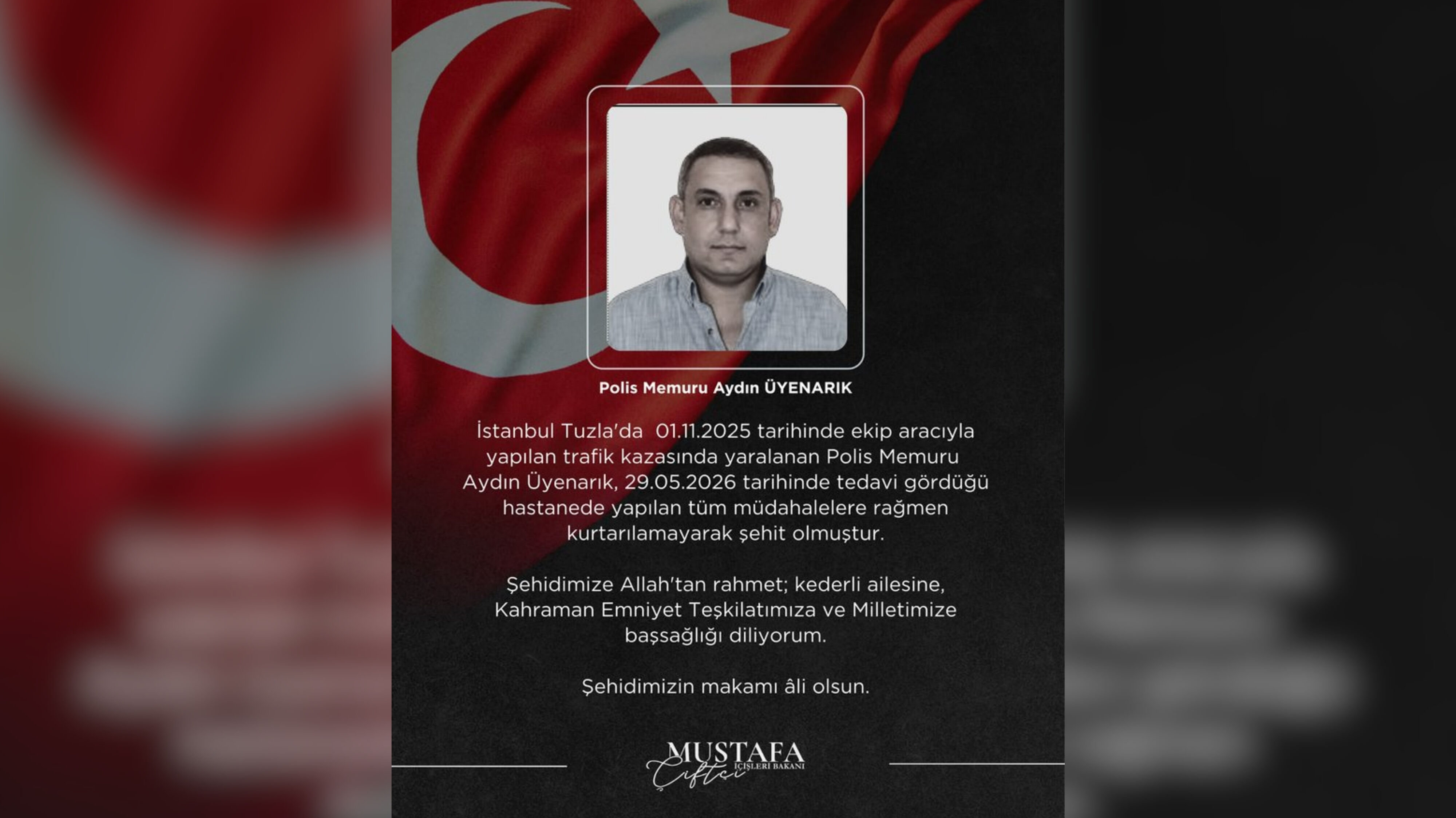 Polis Memuru Aydın Üyenarık Şehit Oldu (1)