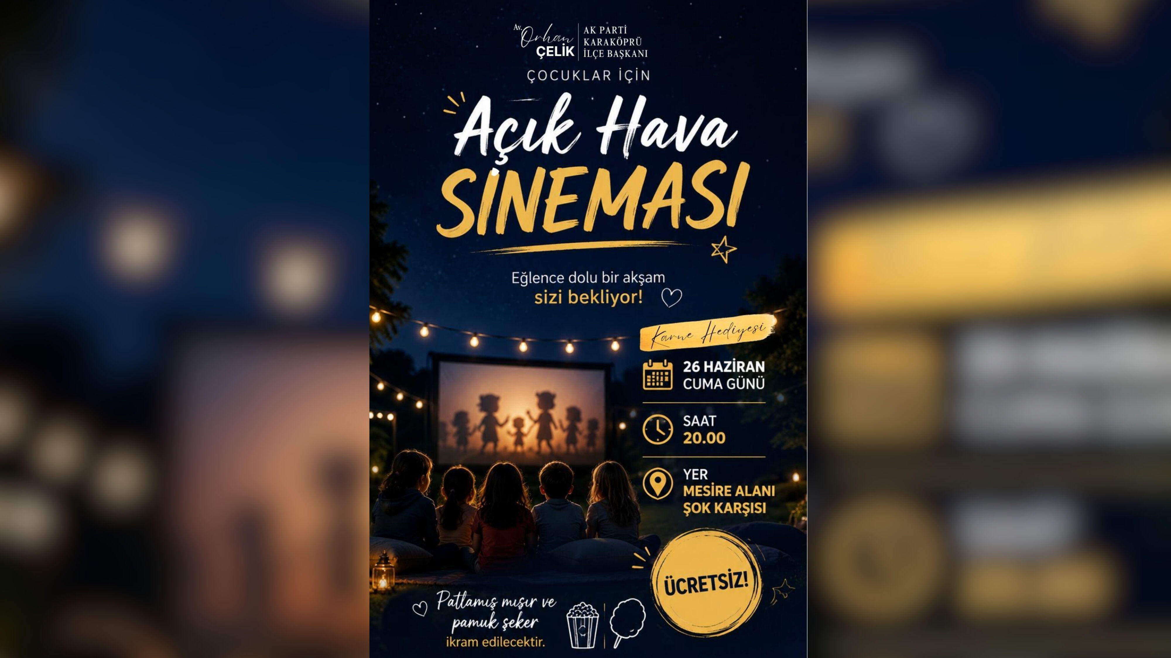 Açık Hava Sineması Karne
