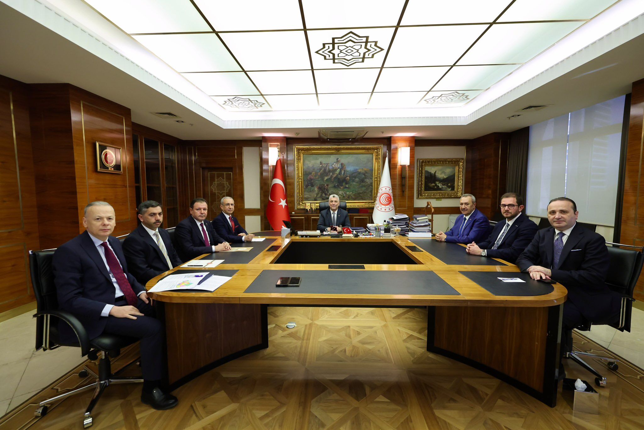 Ak Parti Şanlıurfa Milletvekili Abdurrahim Dusak Ankara'da Bakanlarla Görüştü (1)