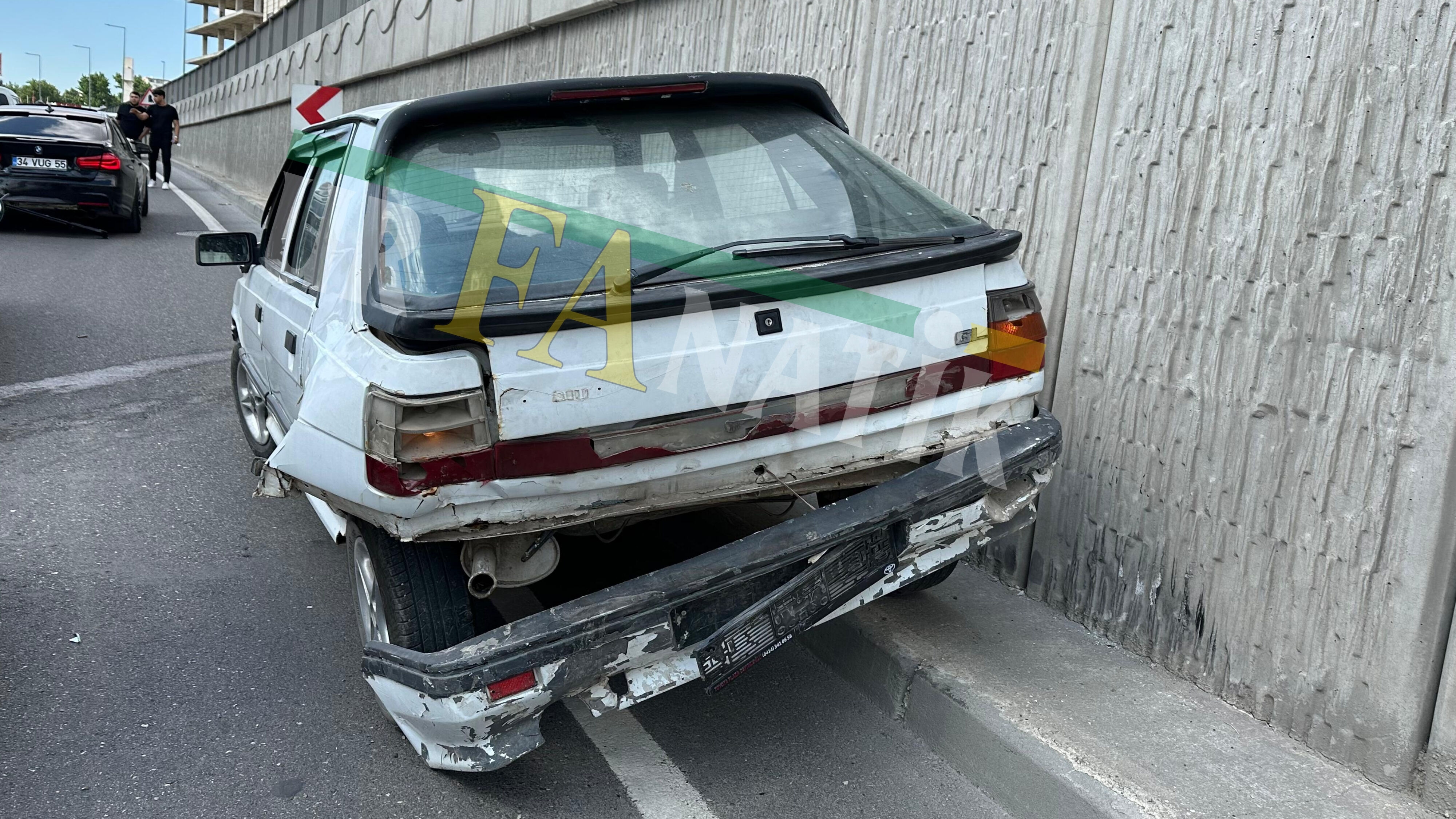Akpıyar Mahallesi'nde Korkutan Kaza