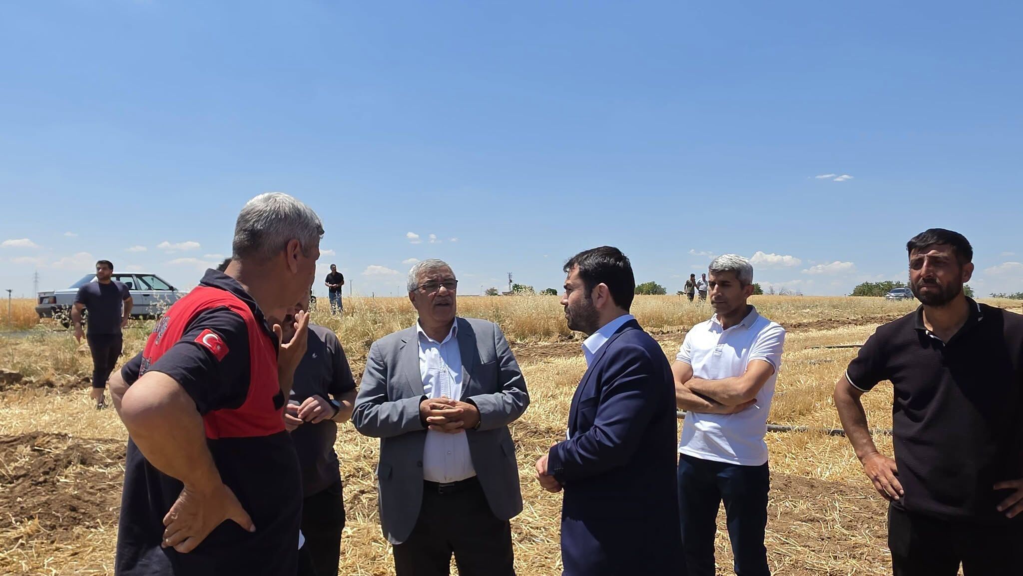 Ceylanpinar Beledi̇ye Eşbaşkani Olay Yeri̇ne Geldi̇