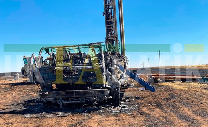 Ceylanpınar'da Yangına Müdahale Eden İşçiler Yaralandı (2)
