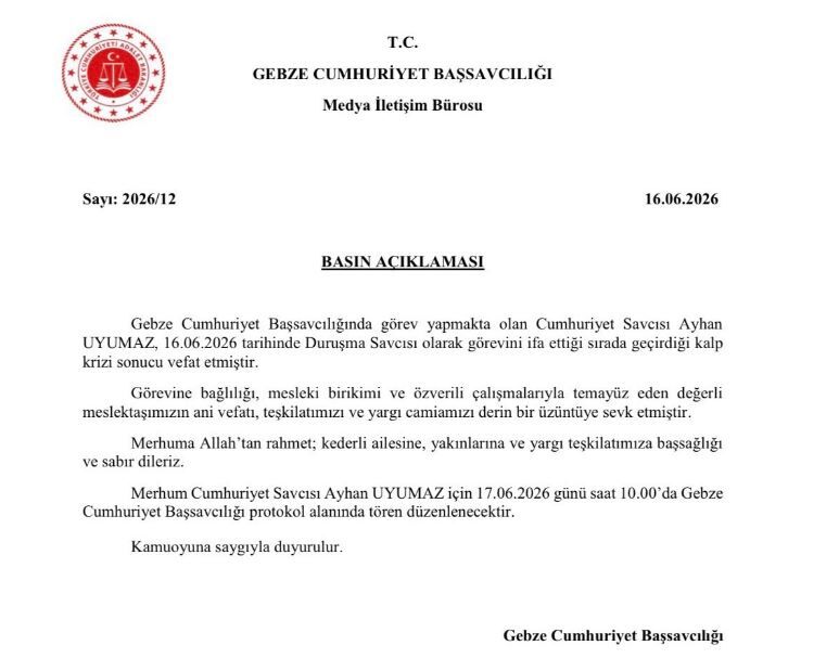 Gebze Cumhuriyet Başsavcılığı