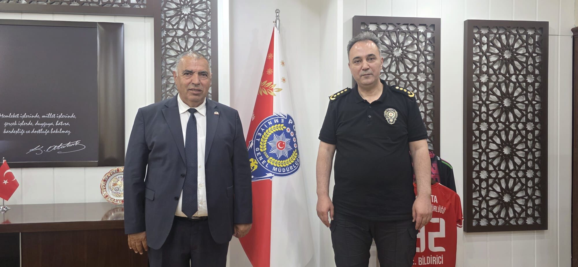 Güneydoğulu Gazeteciler, Isparta İl Emniyet Müdürü Erdem Bildirici'yi Ziyaret Etti (7)