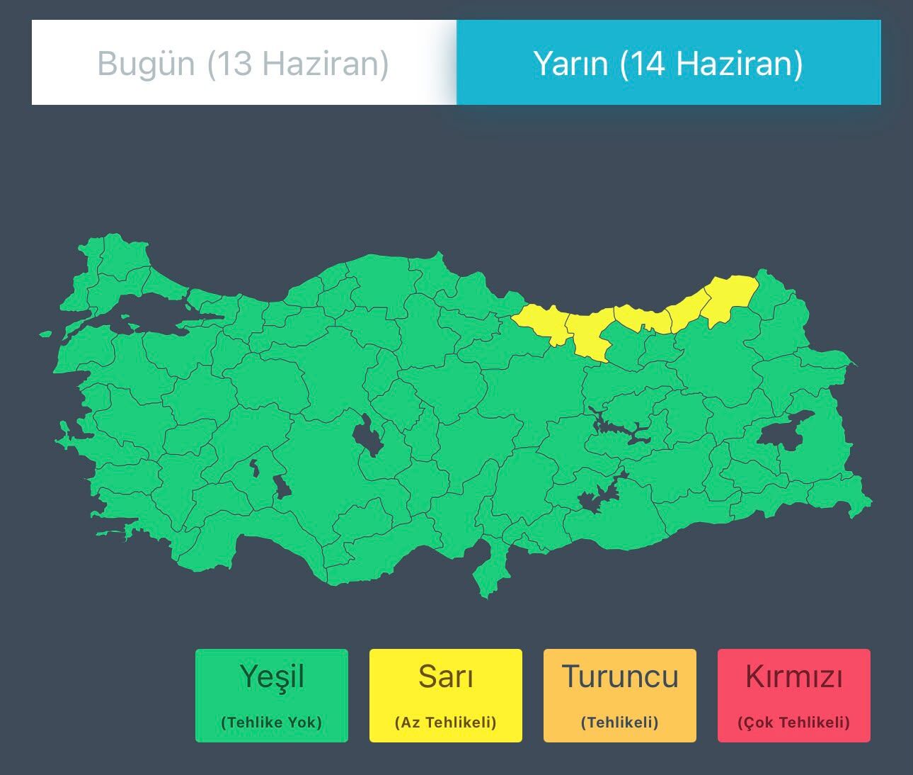 İçişleri Bakanlığı Uyardı: Hafta Sonu Çok Sayıda İl İçin Sağanak Alarmı-1