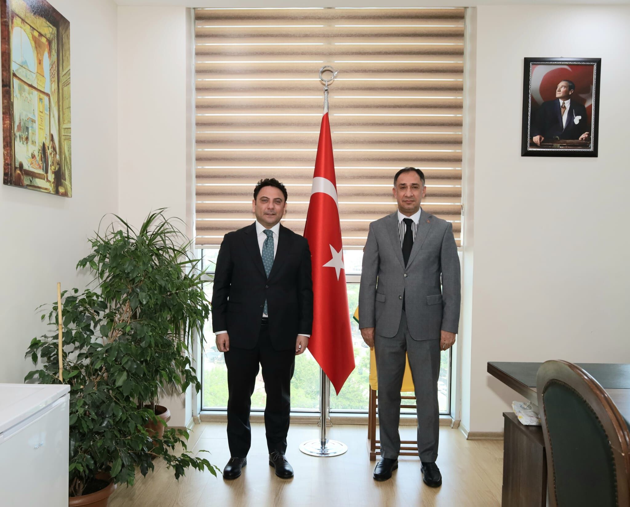 Haliliye Kaymakamı Dr. Muhammed Serkan Şahin’den Ticaret İl Müdürlüğü’ne Ziyaret (1)
