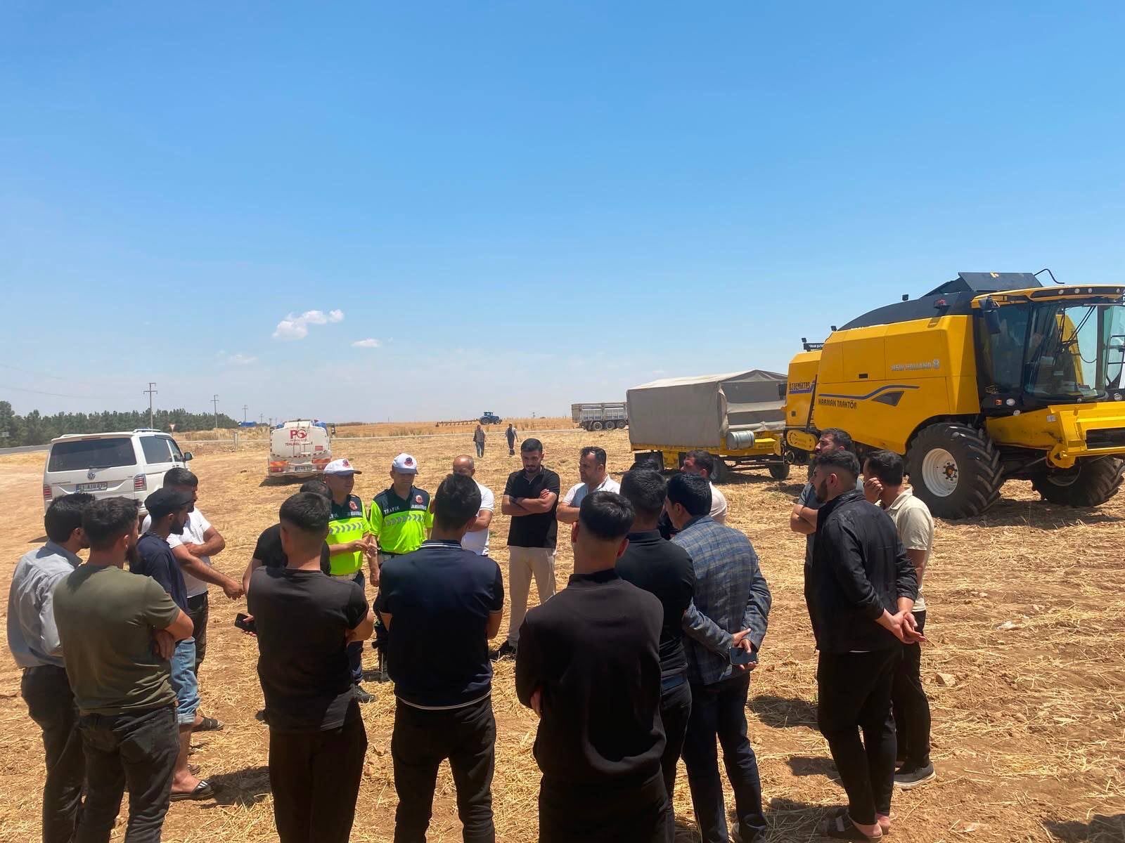 Hasat Sezonunda Traktör Ve Biçerdöver Denetimi