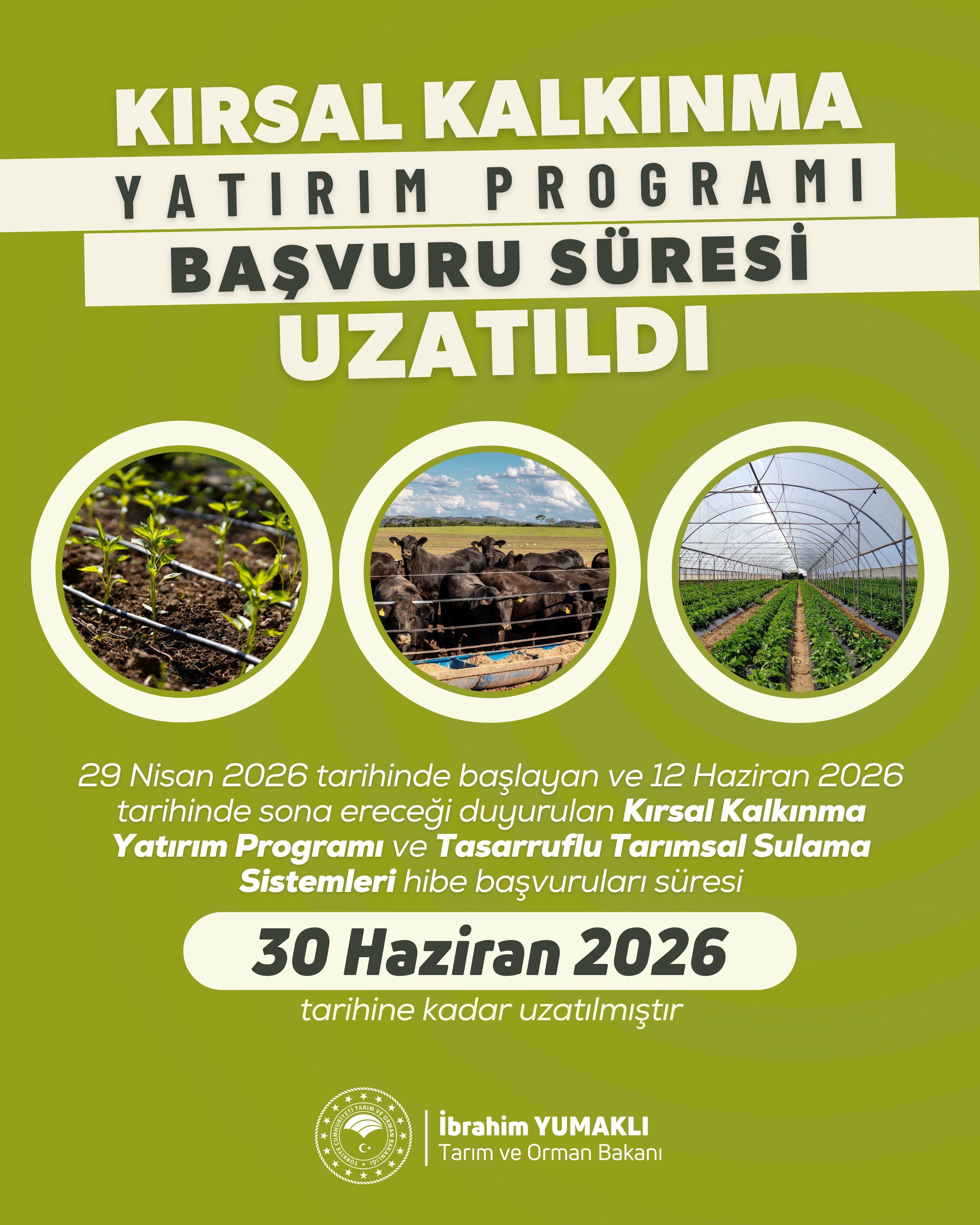 Kirsalda Üreti̇ci̇ye Ek Süre Rahatliği