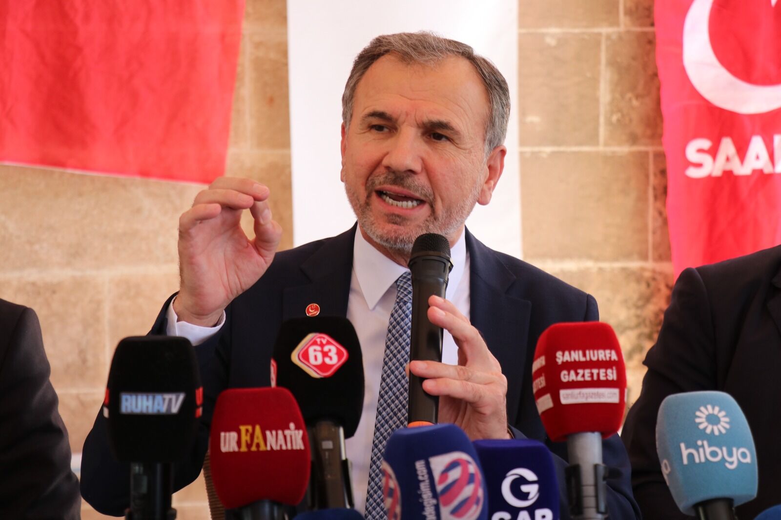 Saadet Partisi Genel Başkan Yardımcısı Mesut Doğan Şanlıurfa’da Konuştu