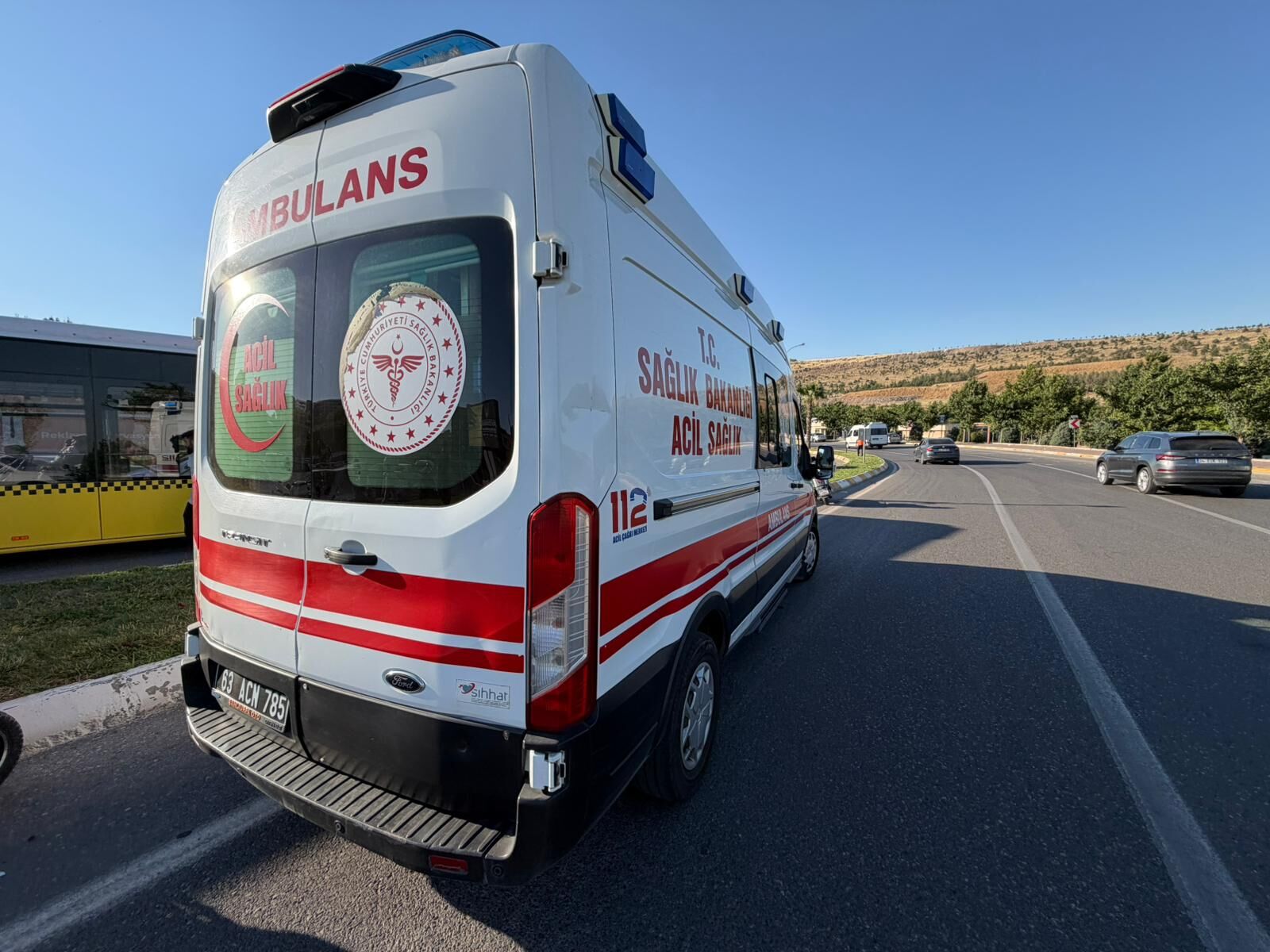 Şanlıurfa Haliliye'de Motosiklet Devrildi