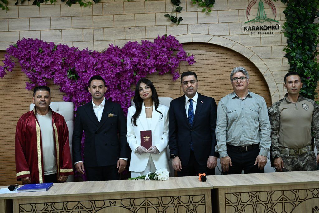 Şanlıurfa İl Emniyet Müdürü Atilla Aksoy Nikah Şahidi Oldu! İki Polis Dünya Evine Girdi (1)