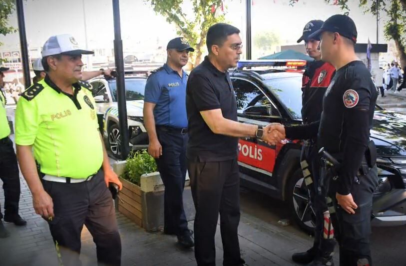 Şanlıurfa İl Emniyet Müdürü Atilla Aksoy Uygulama Noktalarını Tek Tek İnceledi (3)