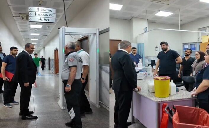 Şanlıurfa Valisi Hasan Şıldak'tan Habersiz Hastane Ve Polis Merkezi Denetimi (2)