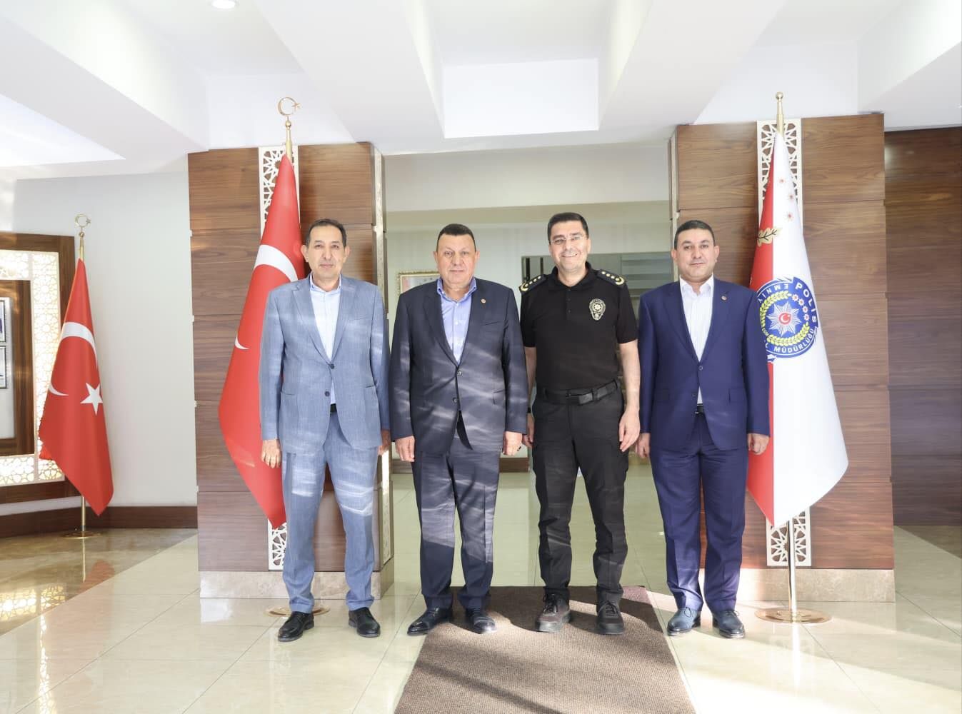 Şanlıurfa’da Mhp Heyeti, Atilla Aksoy Ve Ali Naci Aldemir’i Ziyaret Etti (1)