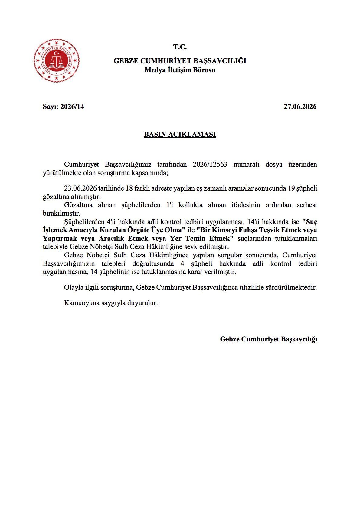 Soruşturma Ti̇ti̇zli̇kle Devam Edi̇yor