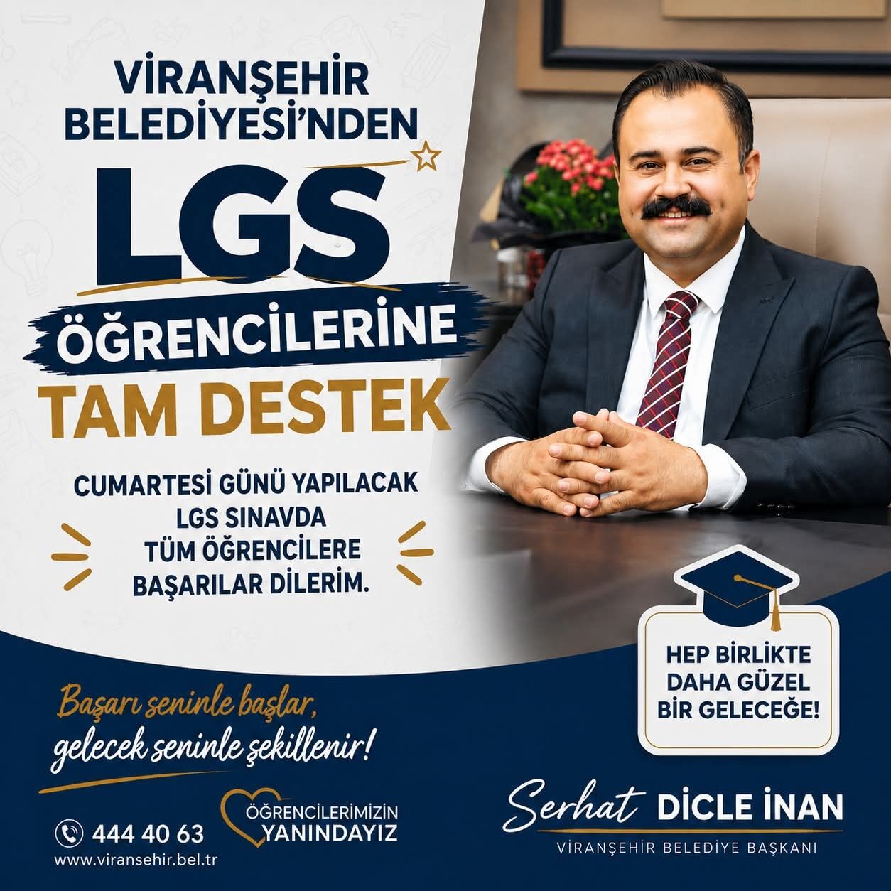 Viranşehir Belediyesi’nden LGS Öncesi Öğrencilere Tam Destek