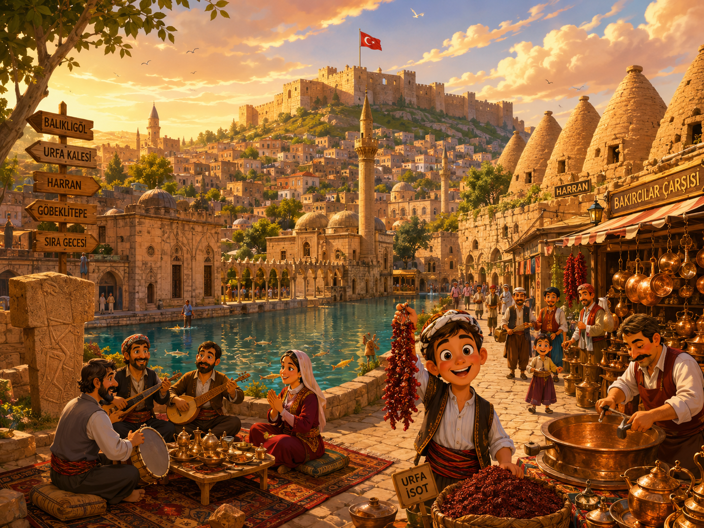 Yapay Zekâ Şanlıurfa’yı Çizgi Film Dünyasına Taşıdı