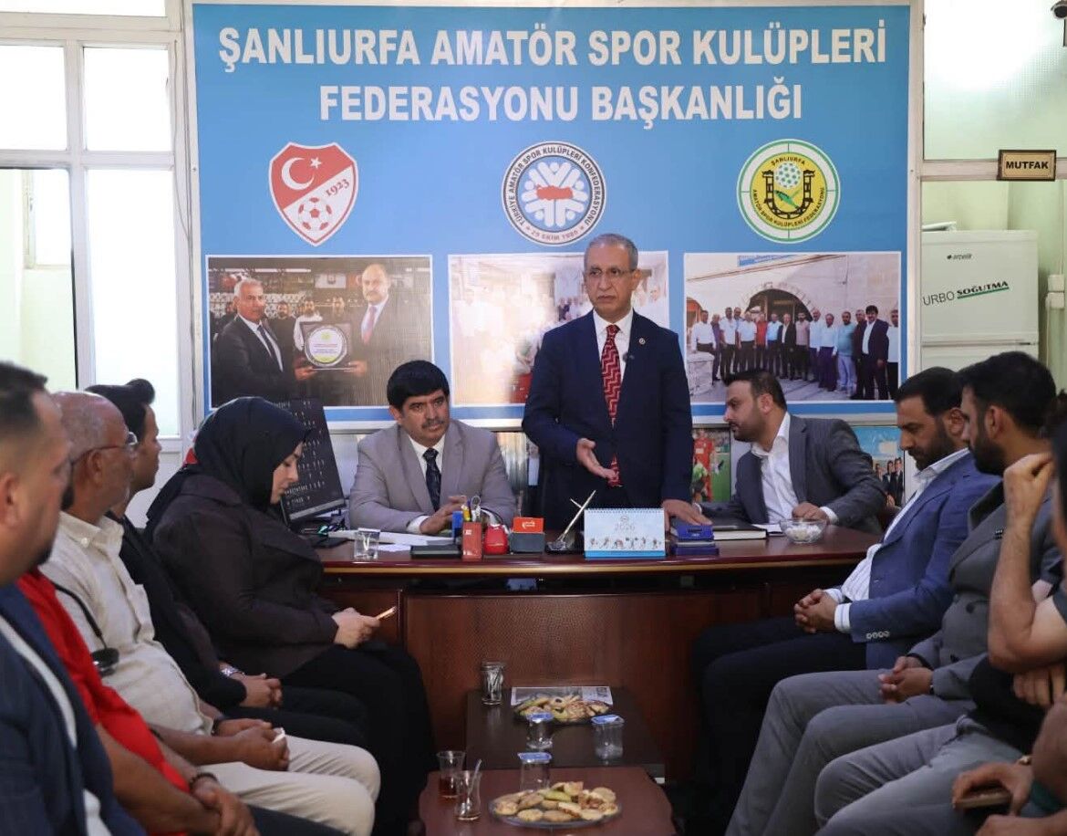 Ak Parti Heyetinden Şanlıurfa Askf’ye Amatör Spor Ziyareti