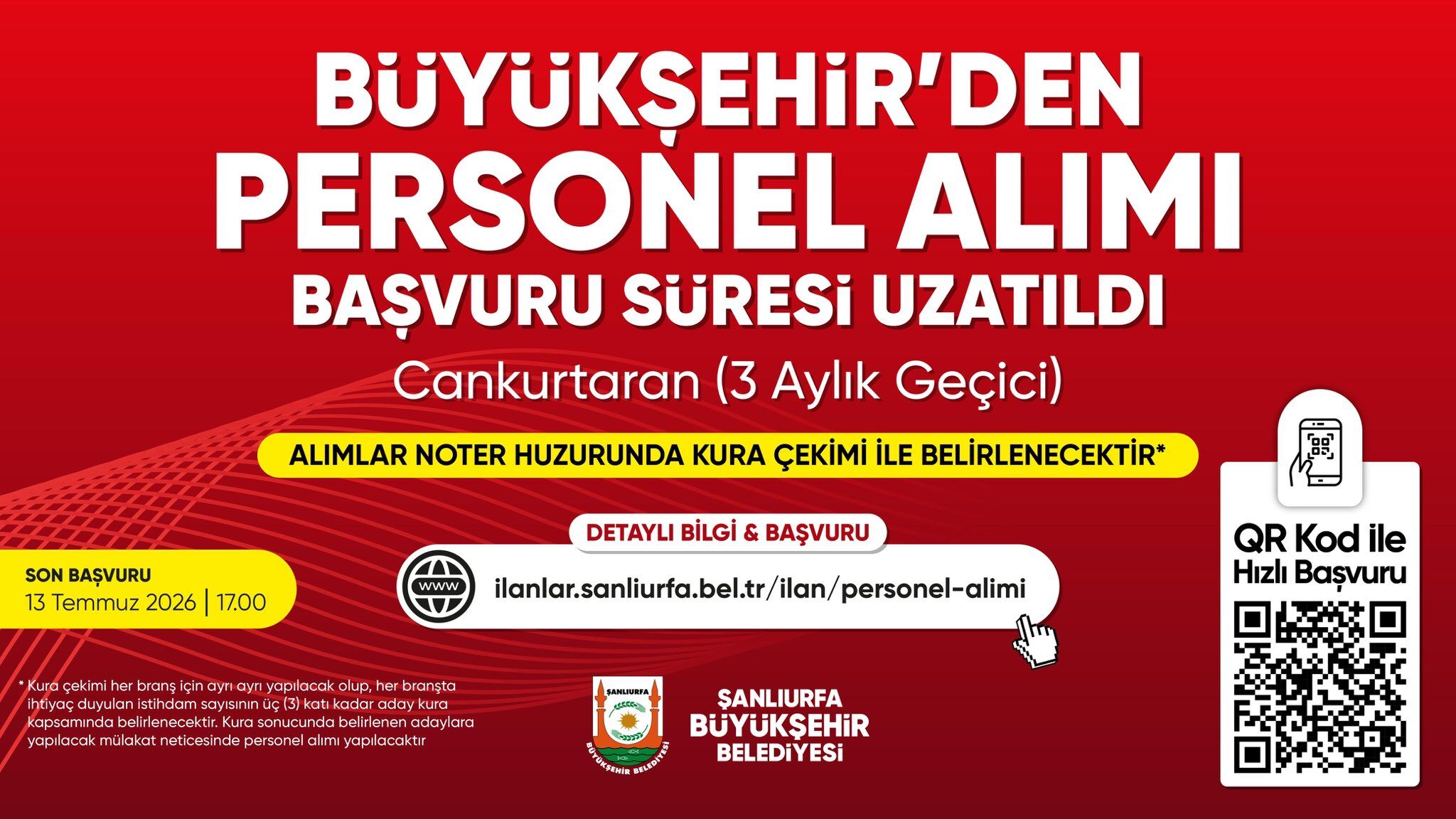 Cankurtaran Personeli̇ Alimi İçi̇n Süre Uzatildi