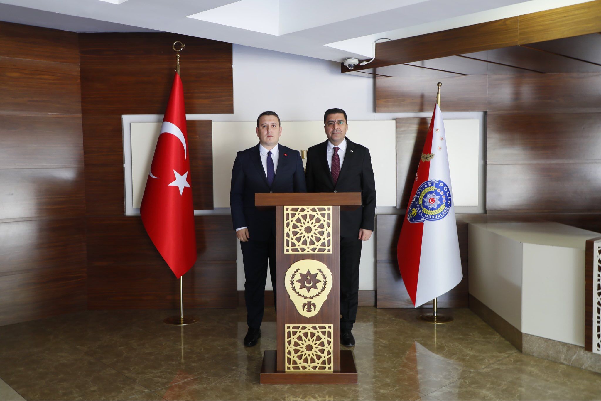Cumhuriyet Başsavcı Murat Çalış'tan İl Emniyet Müdürü Atilla Aksoy'a Ziyaret (2)