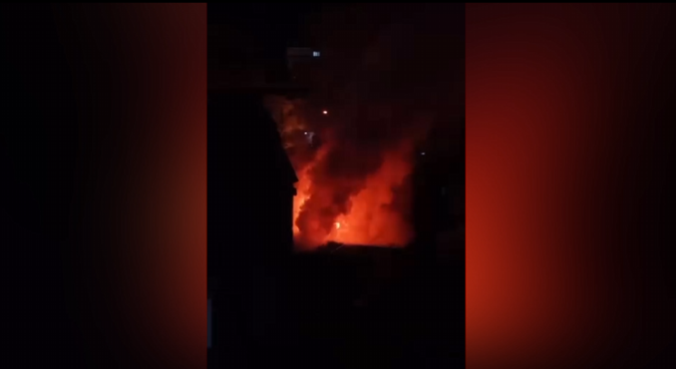 Gece Yarısı Korkutan Yangın