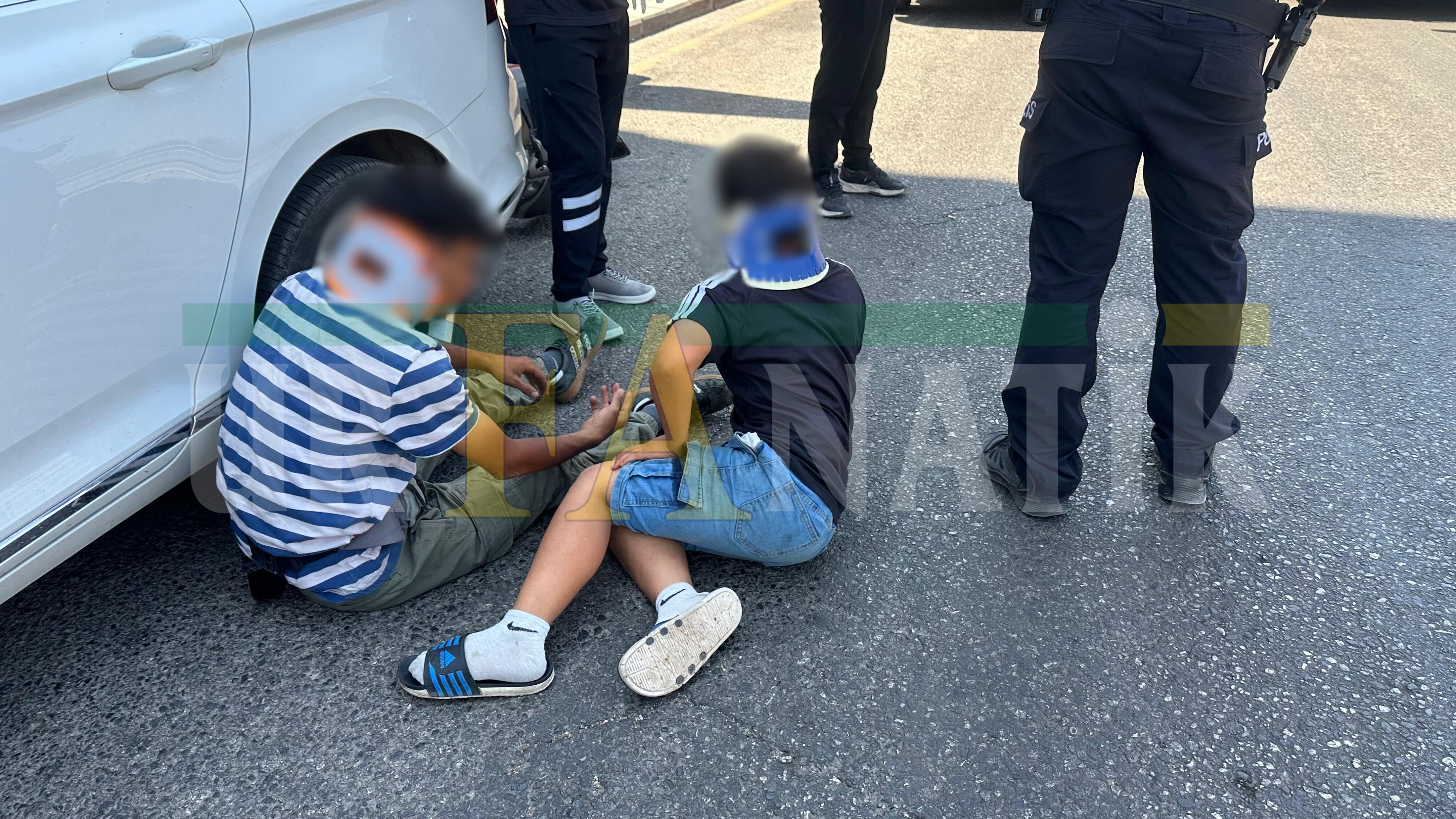Haliliye’de Trafik Kazası! Motosikletteki 2 Kişi Yaralandı