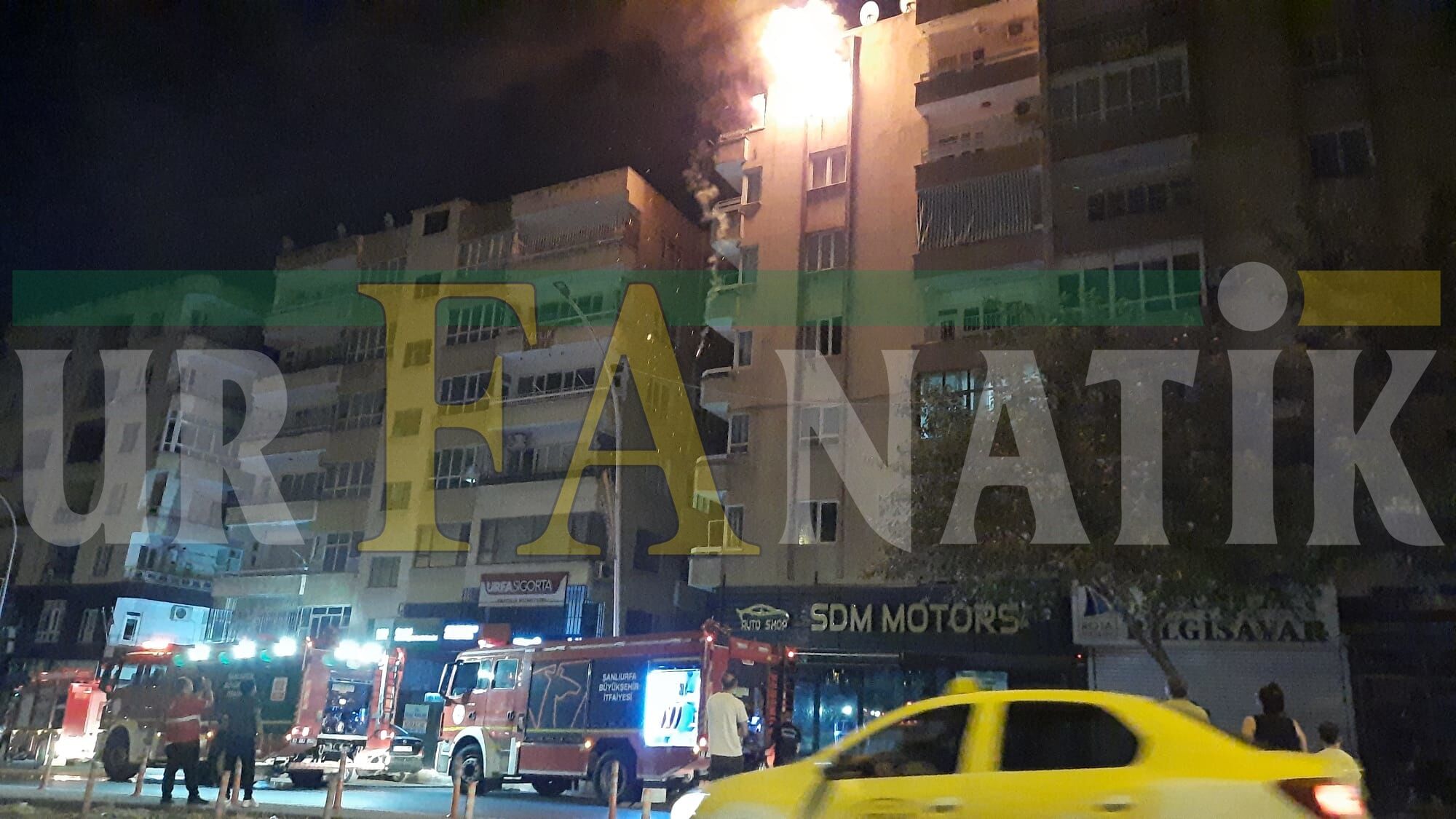 Ipekyolu Bulvarında 5 Katlı Evde Yanfın (5)