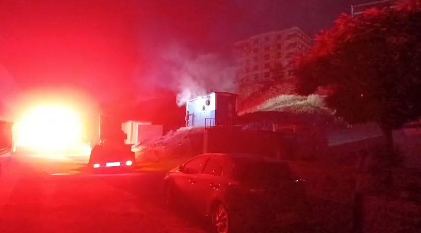 Karaköprü'de Elektrik Trafosu Bomba Gibi Patladı (1)