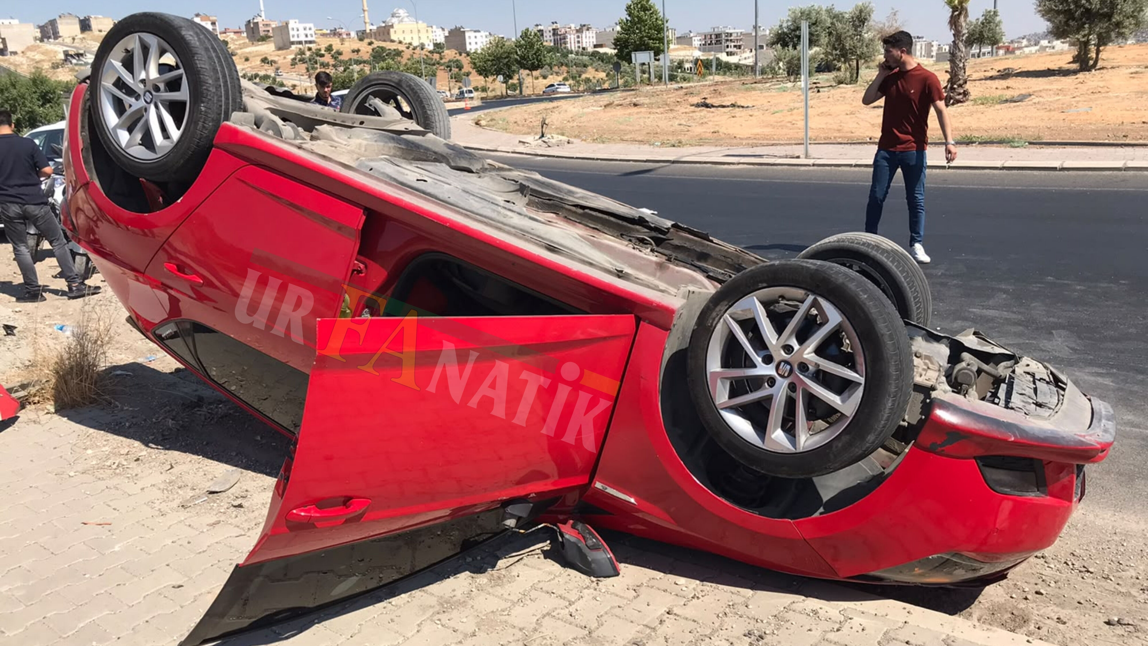 Kuzeybatı Çevre Yolu’nda Feci Kaza 2 Ağır Yaralı