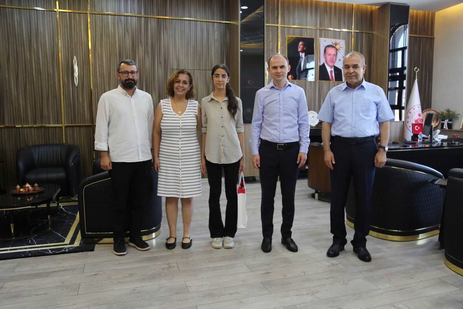 Lgs İlçe Birincisi Kaymakam Sak'ı Ziyaret Etti2