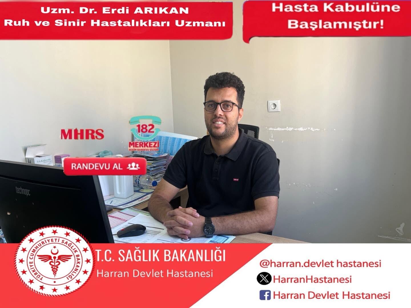 Ruh Ve Sinir Hastalıkları Uzmanı Uzman Doktor Erdi Arıkan'