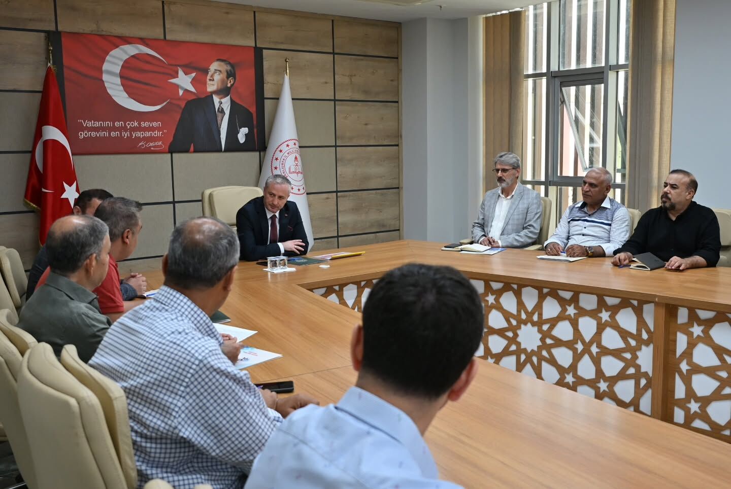 Şanlıurfa İl Milli Eğitim Müdürü Hasan Kökrek Göreve Başlar Başlamaz Sahaya İndi (2)