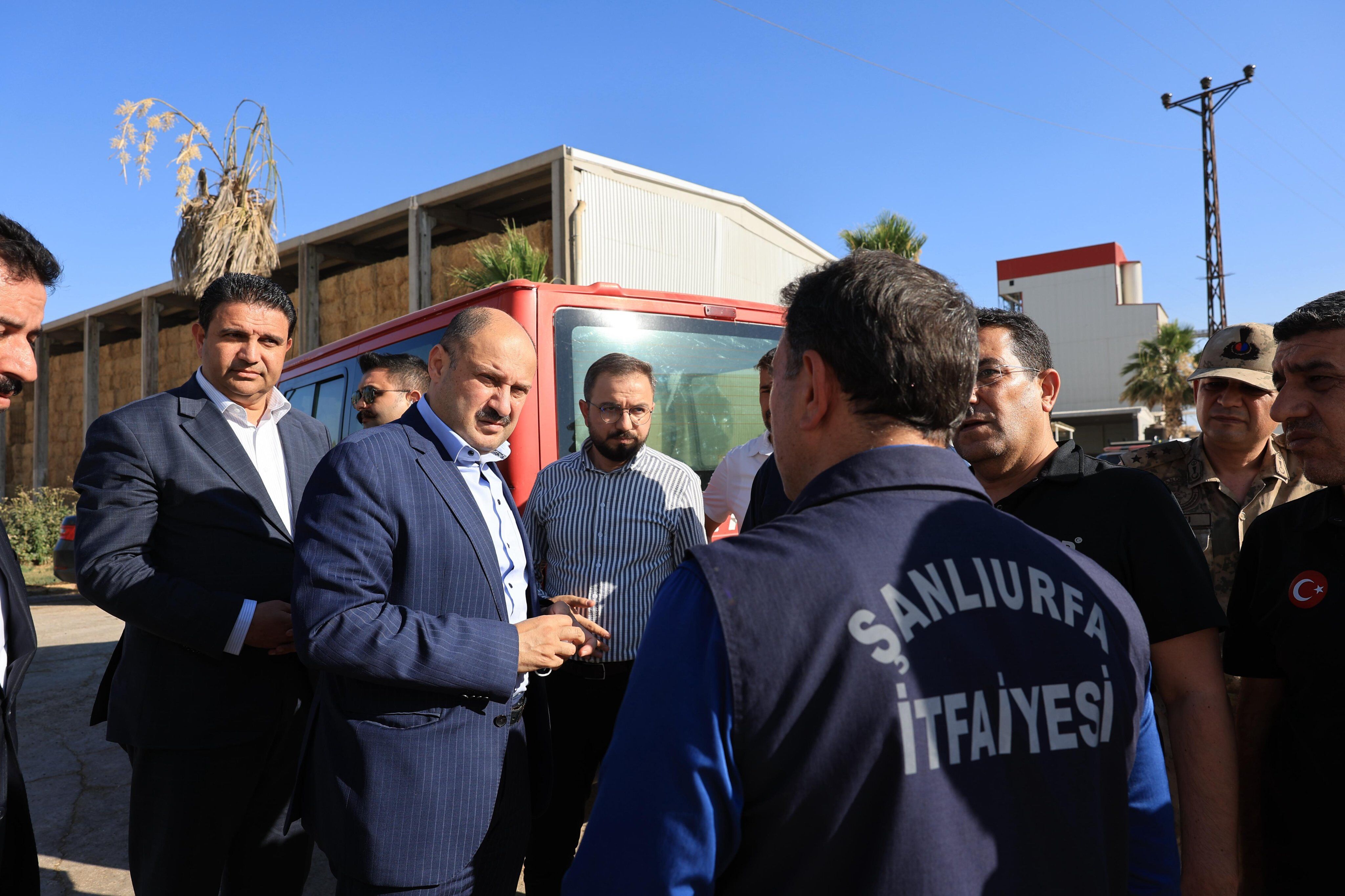Şanlıurfa'da Namet Entegre Besi Et Tesisi'ndeki Yangın Kontrol Altına Alındı (1)
