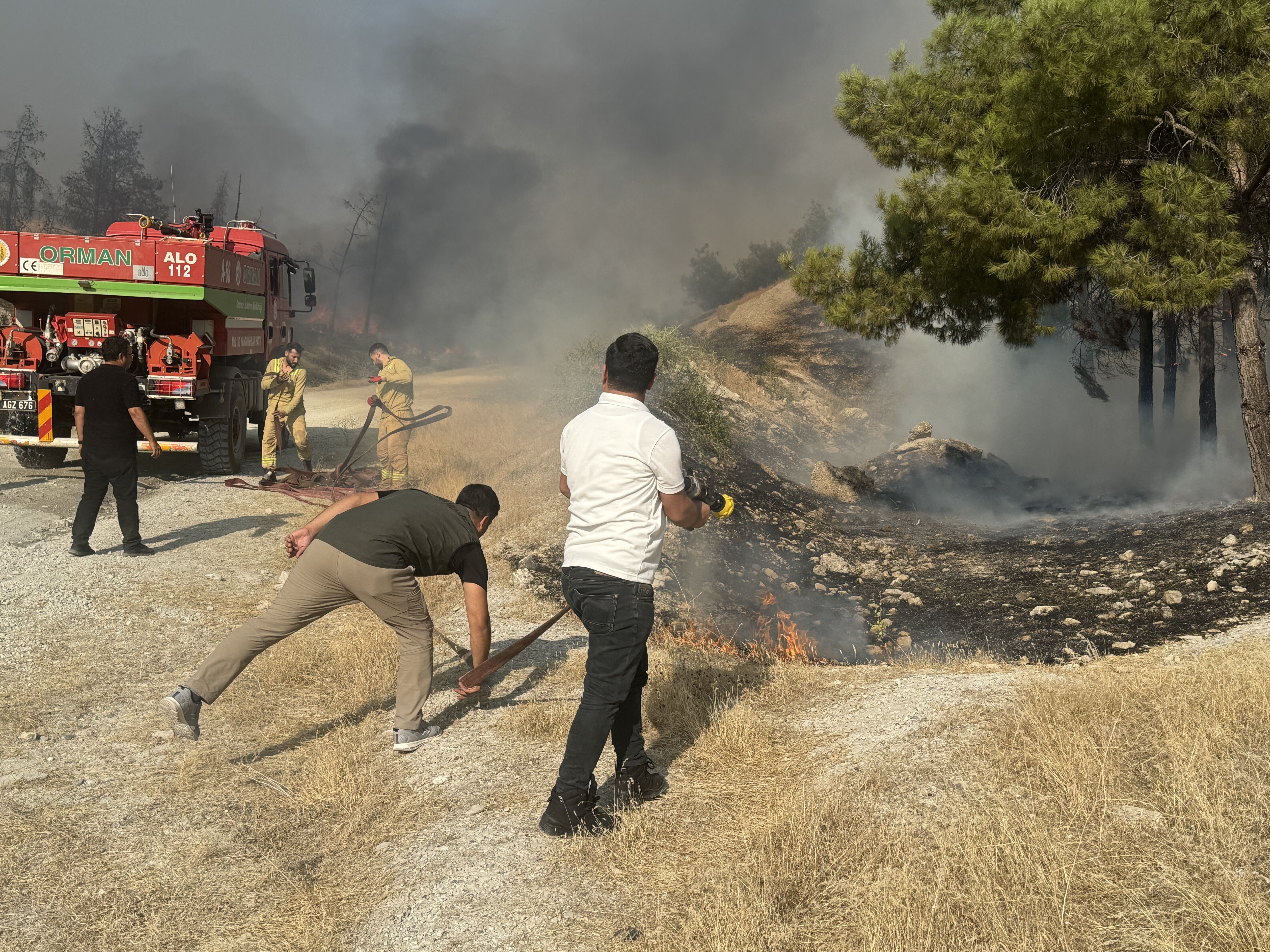 Şanlıurfa’daki Yangın Sonrası Büyükşehir Ve Orman Bölge Müdürlüğü Açıklamada Bulundu (3)