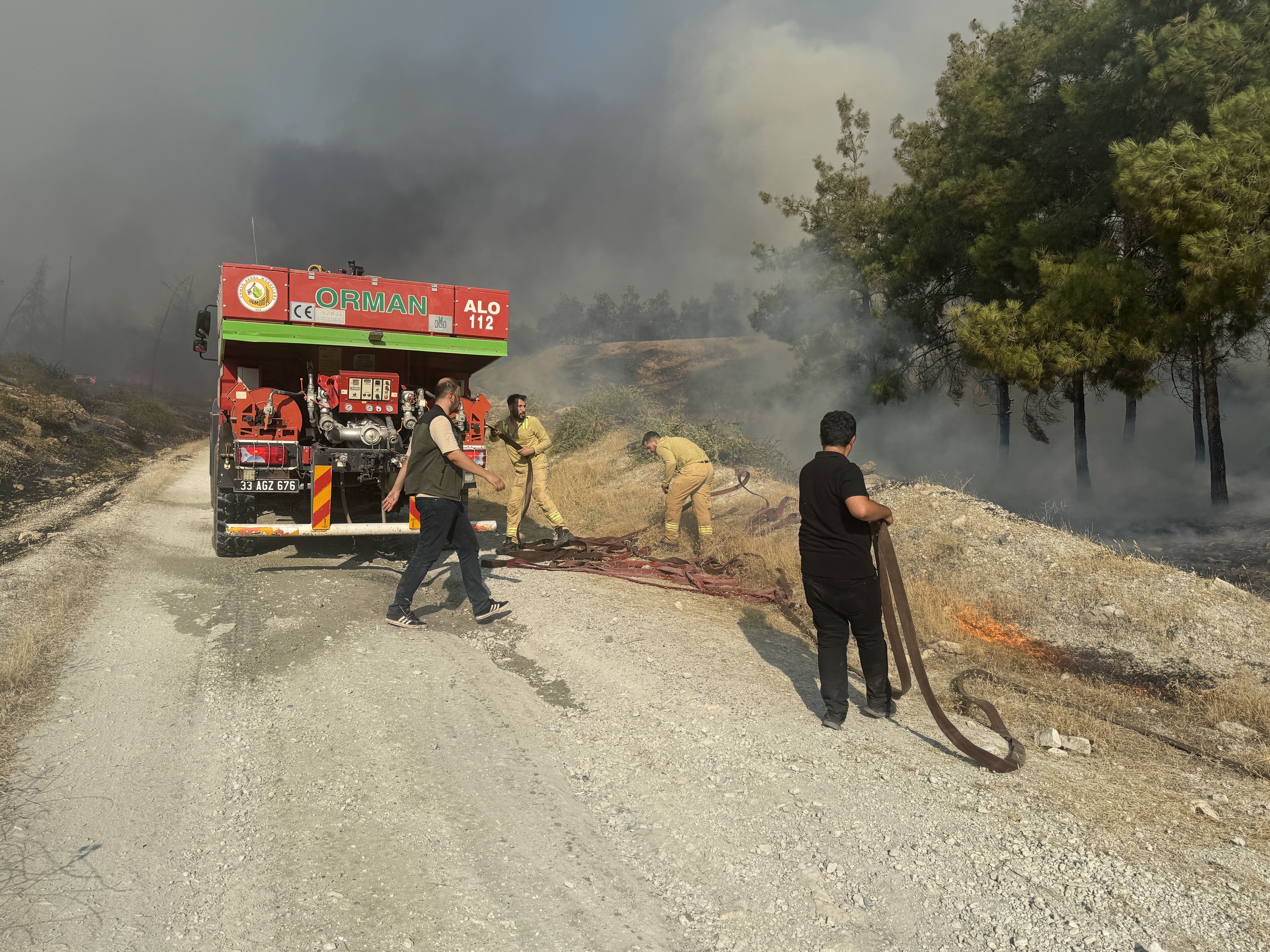 Şanlıurfa’daki Yangın Sonrası Büyükşehir Ve Orman Bölge Müdürlüğü Açıklamada Bulundu (5)
